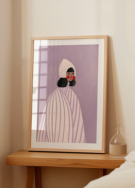The Woman With the White Hat Plakat - Posterbox