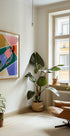 Vibrant Lady Resting - Posterbox