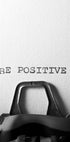 Be Positive Poster - Posterbox.dk