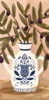 Olive Branches In a Pot Painting (NEW) - Posterbox