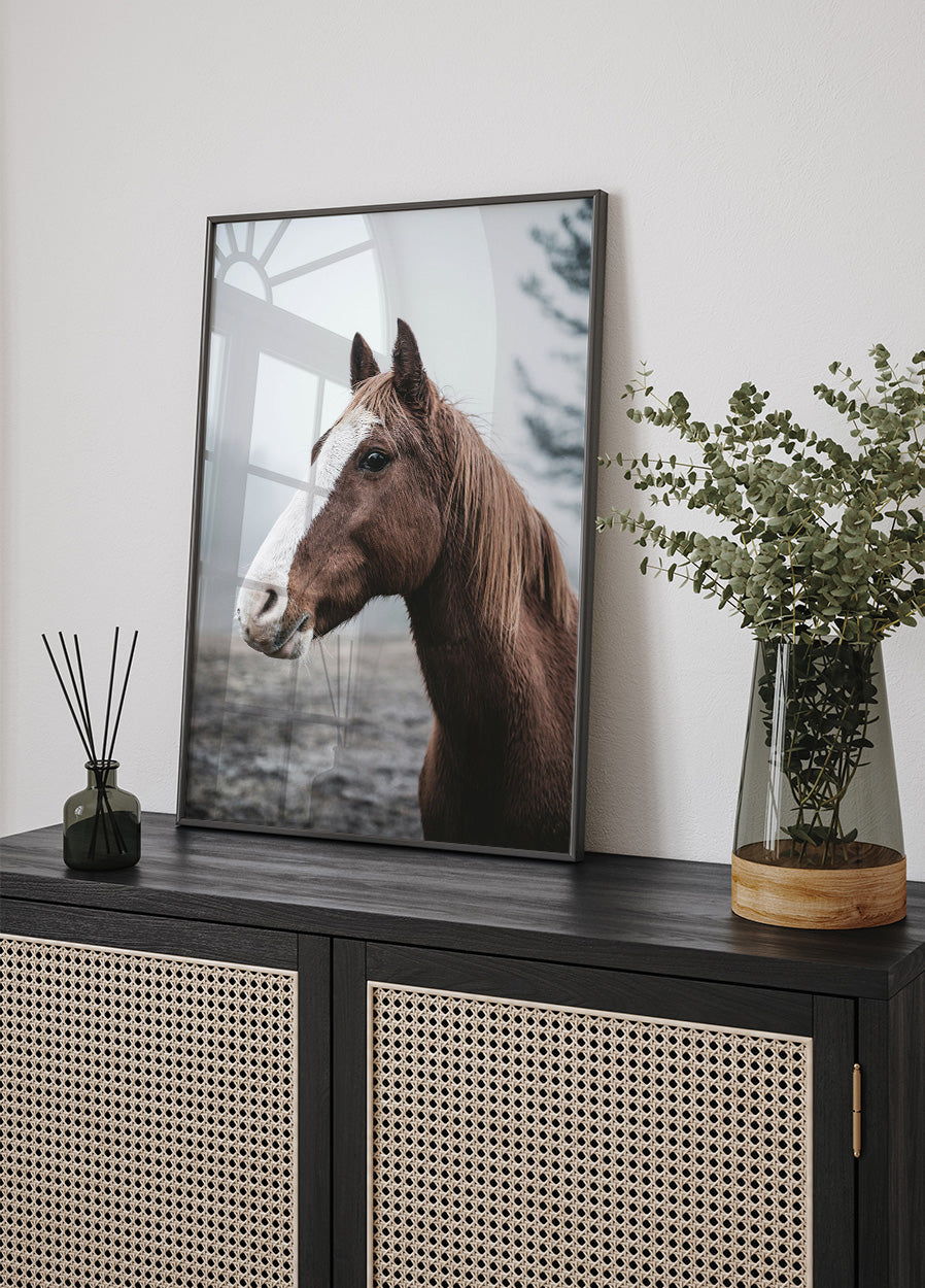 Brown Horse Poster - Posterbox.dk