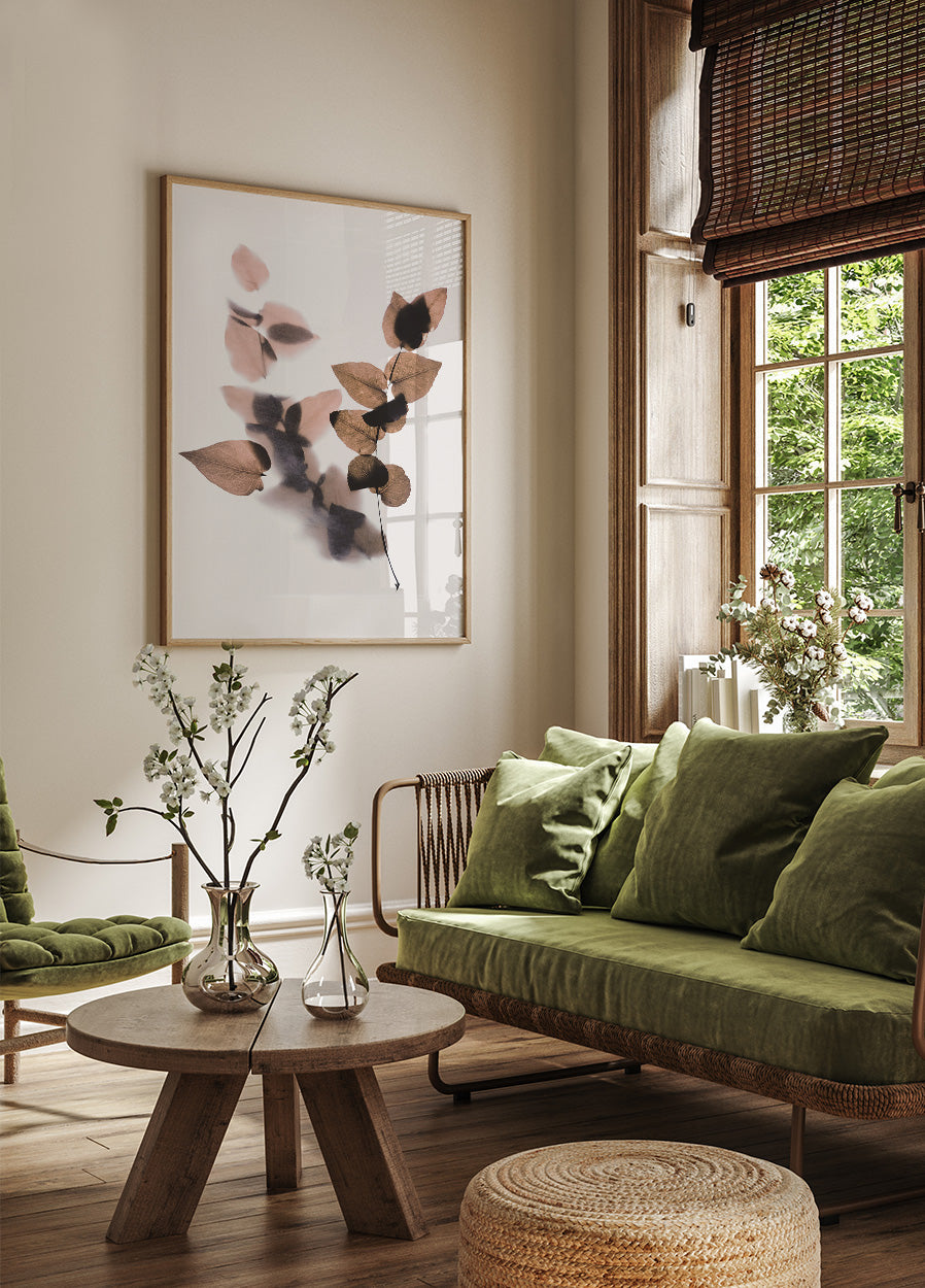 Brown Leaves Poster - Posterbox.dk