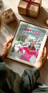Travel Woman in Gstaad, Switzerland Plakat - Posterbox