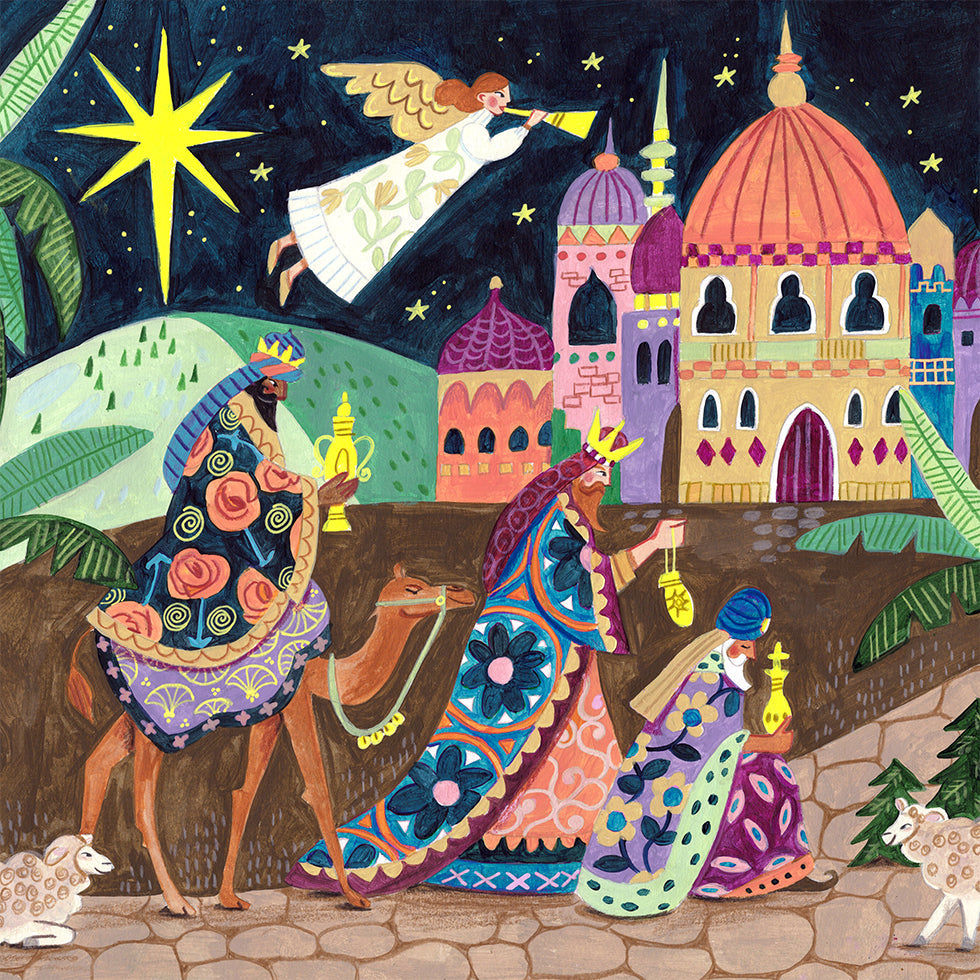 Three Wise Men in the night Plakater - Posterbox