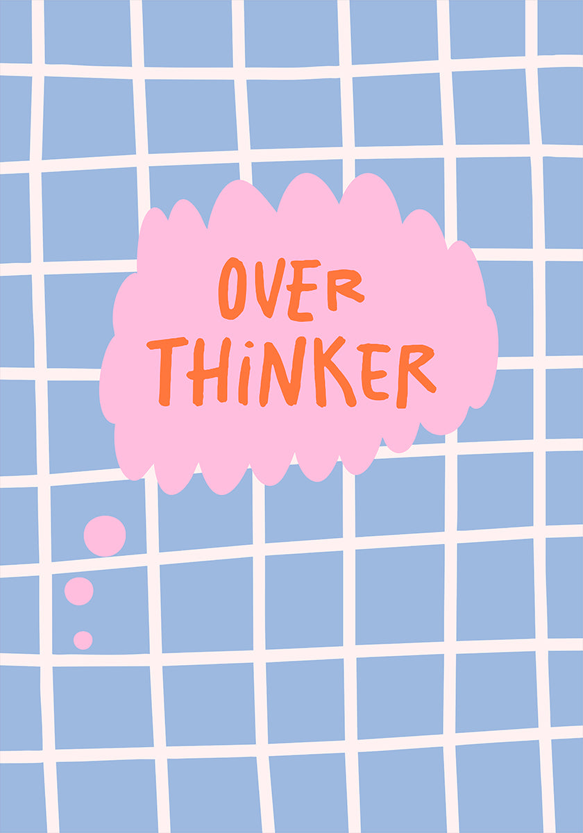 Overthinker - Sppech Bubble (NEW) - Posterbox