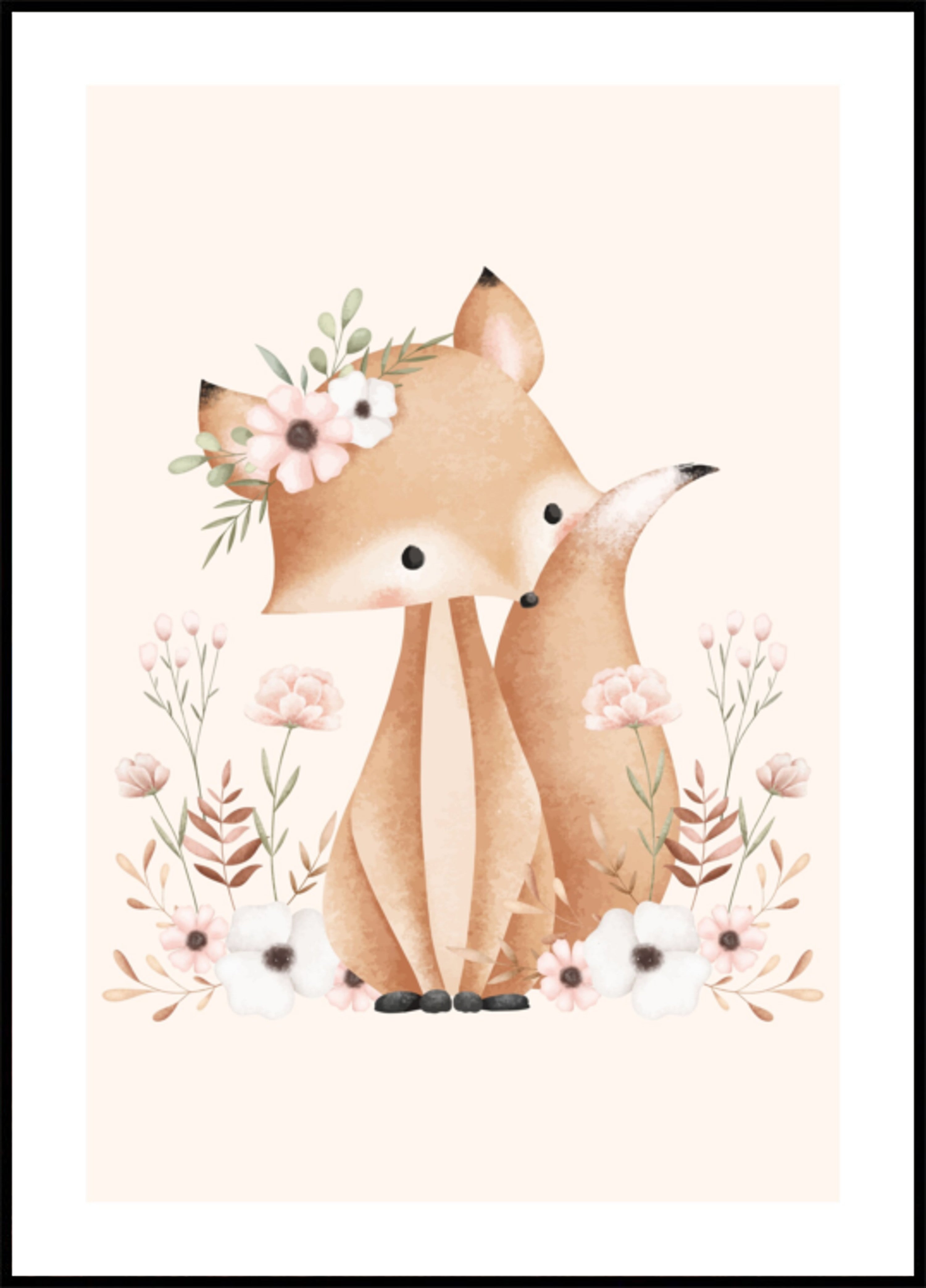 Sweet Woodland Foxes