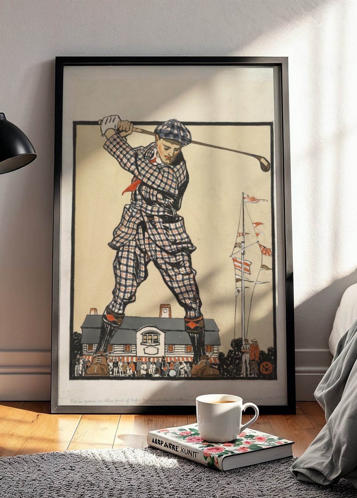 Man Swinging Golf Club (1915) - Posterbox