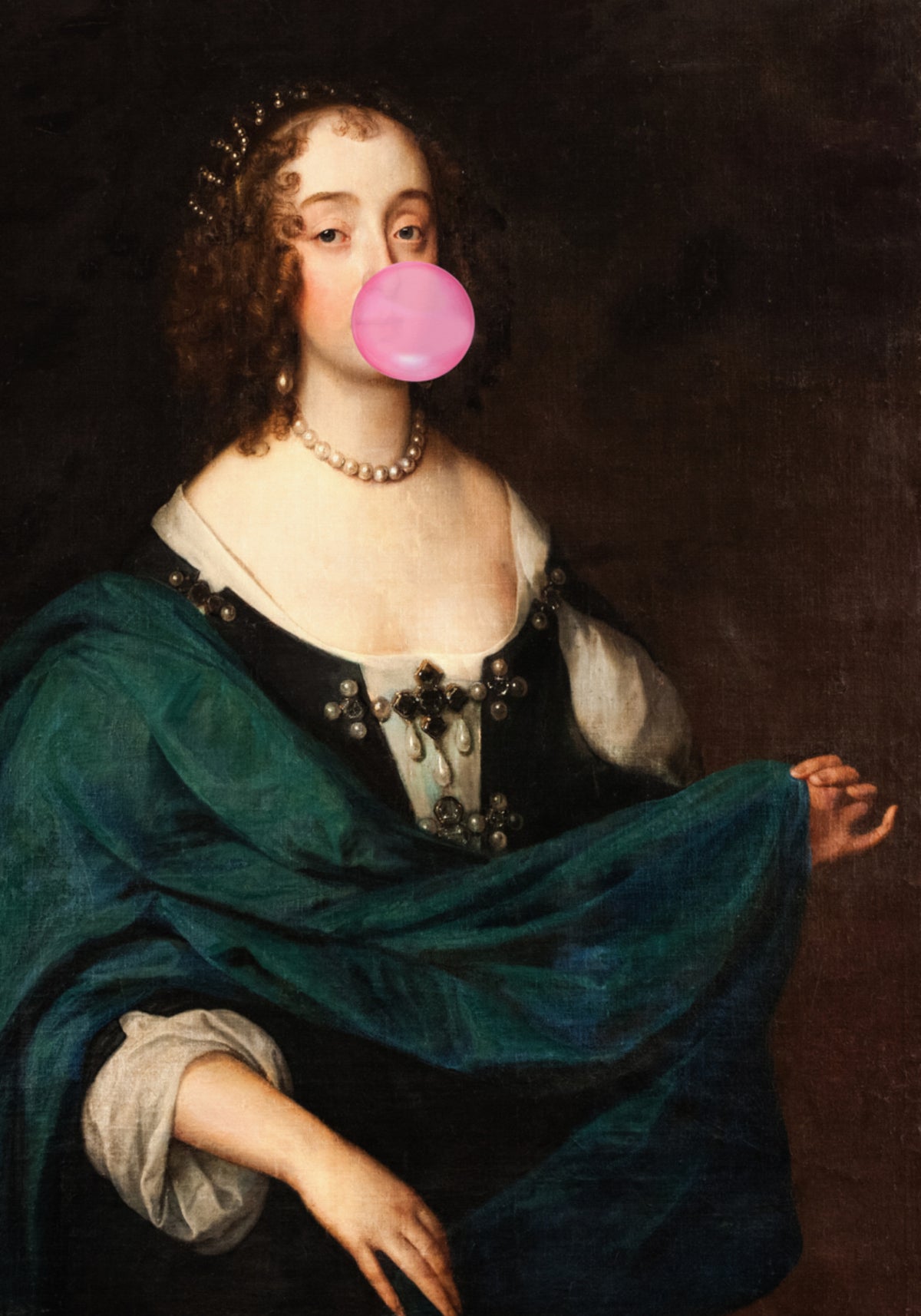 Classic Bubblegum Portrait