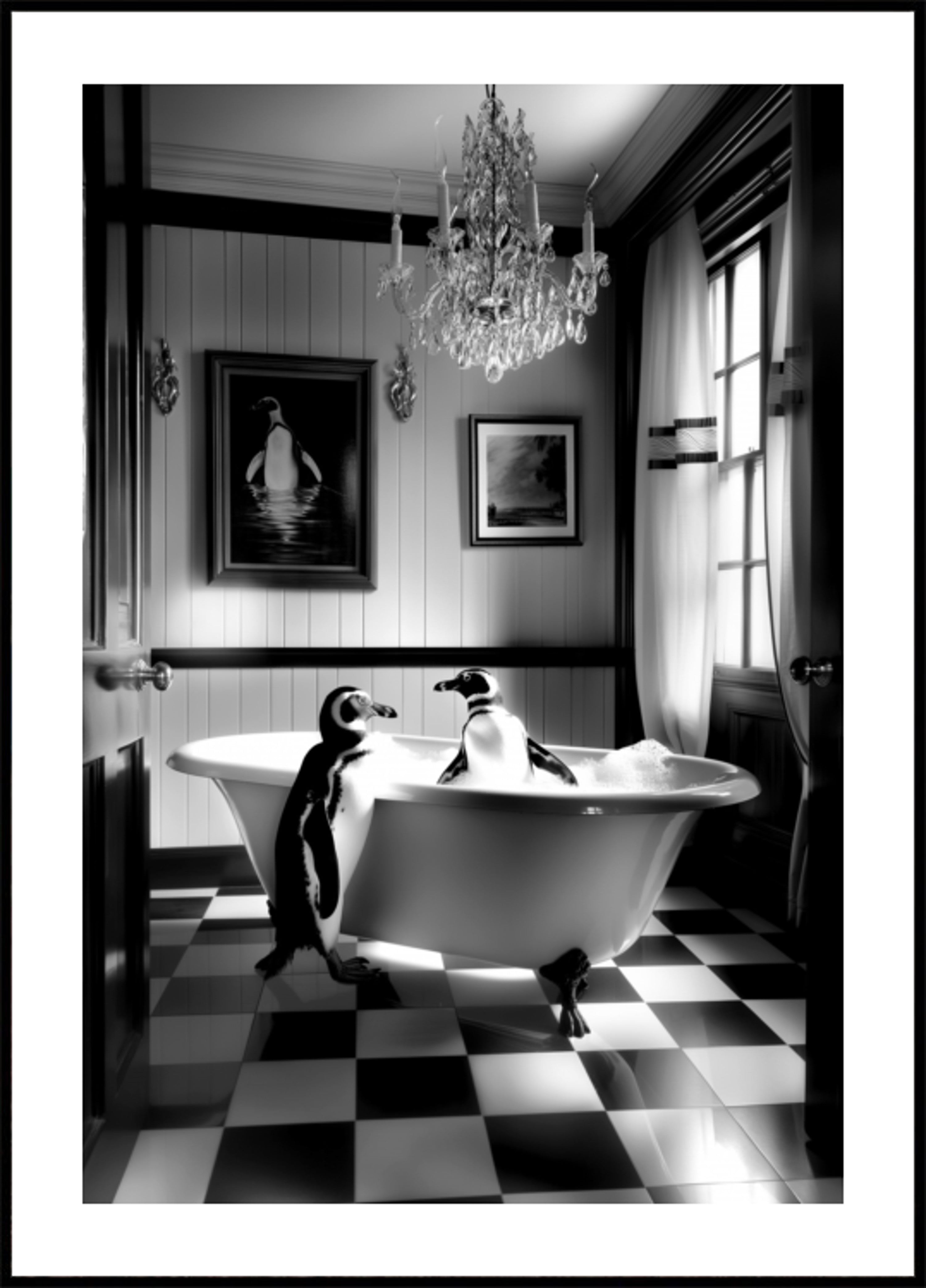 Elegant Penguin Bath