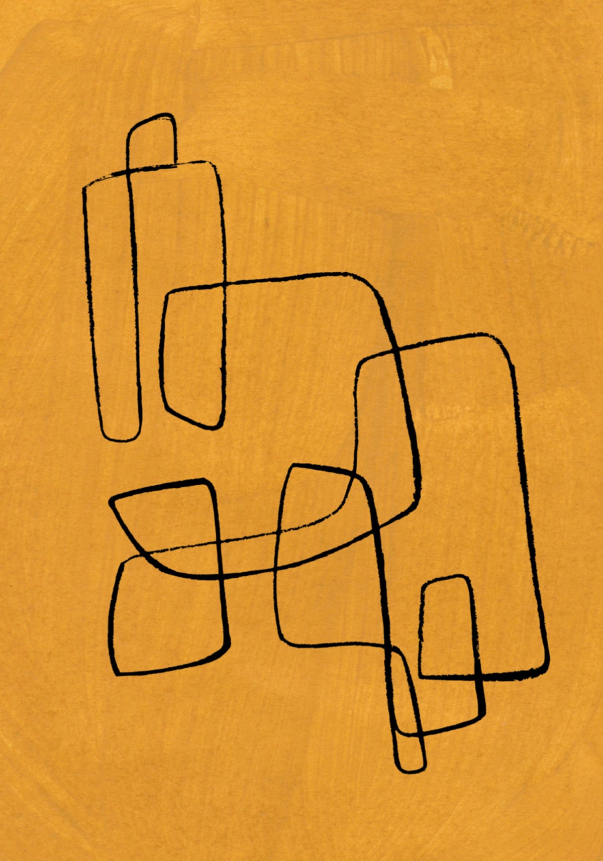 Organic Ocher Lines