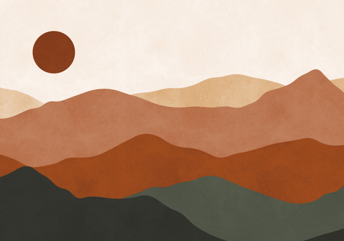 Layered Desert Sun