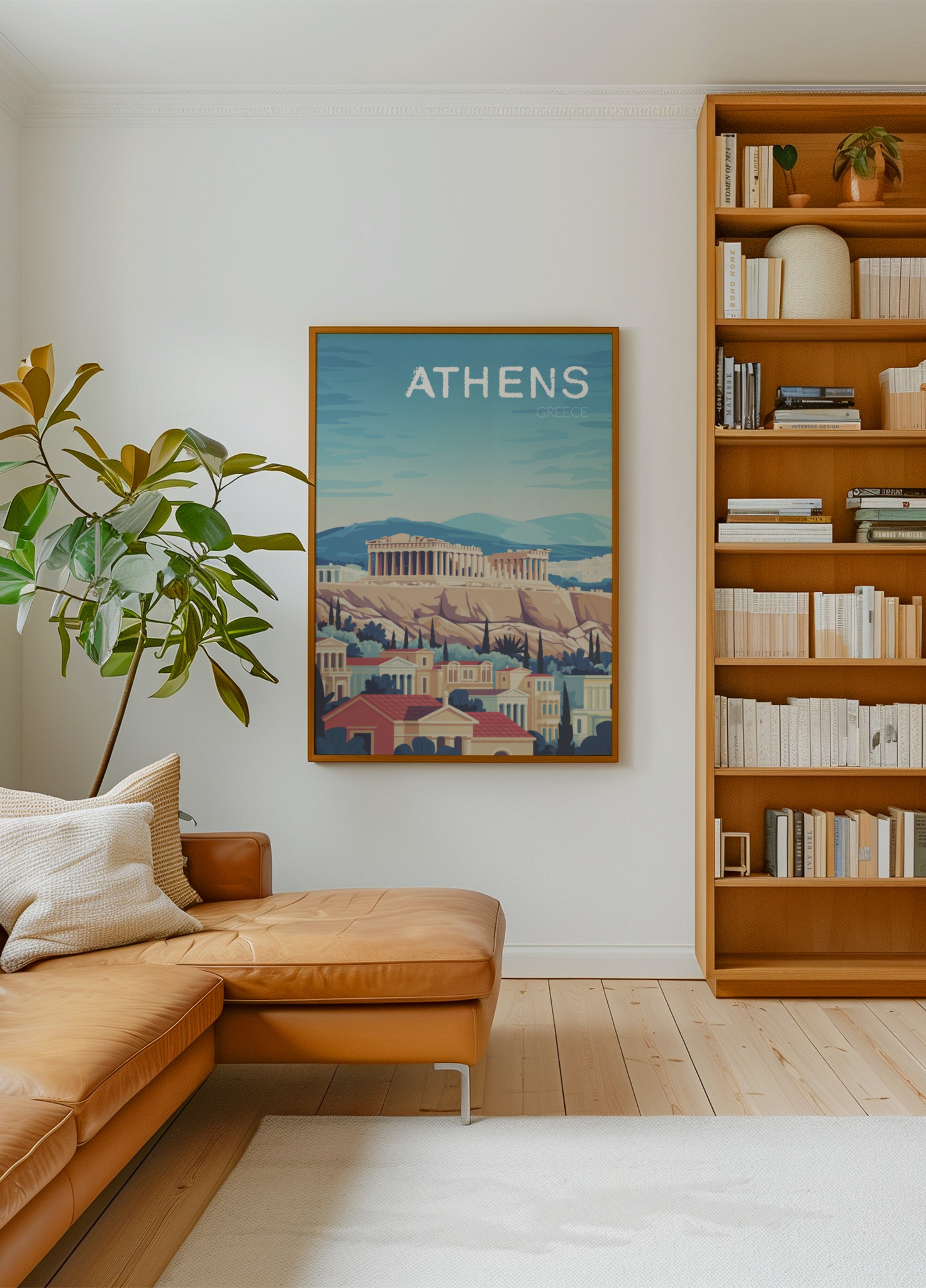 Athens Acropolis Vista - Posterbox