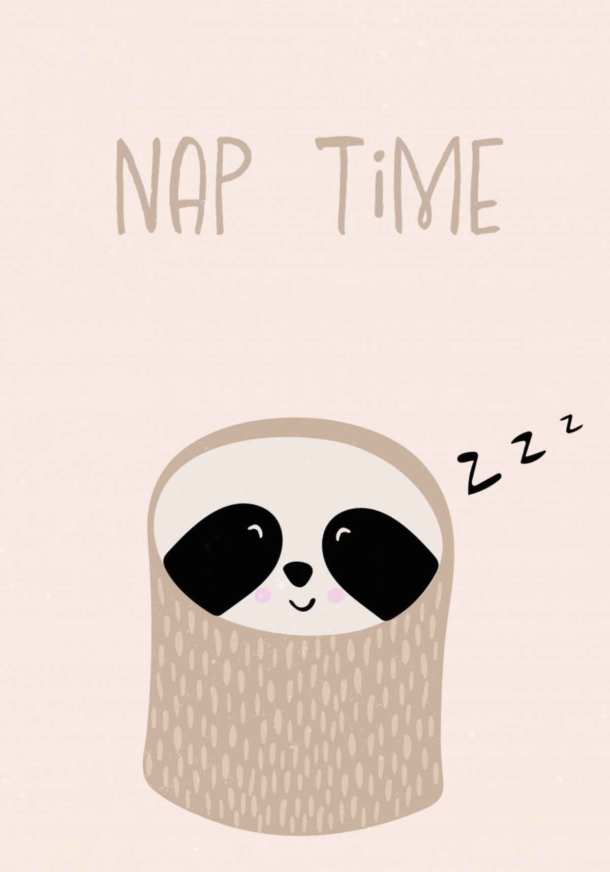 Cute Sloth Nap Time
