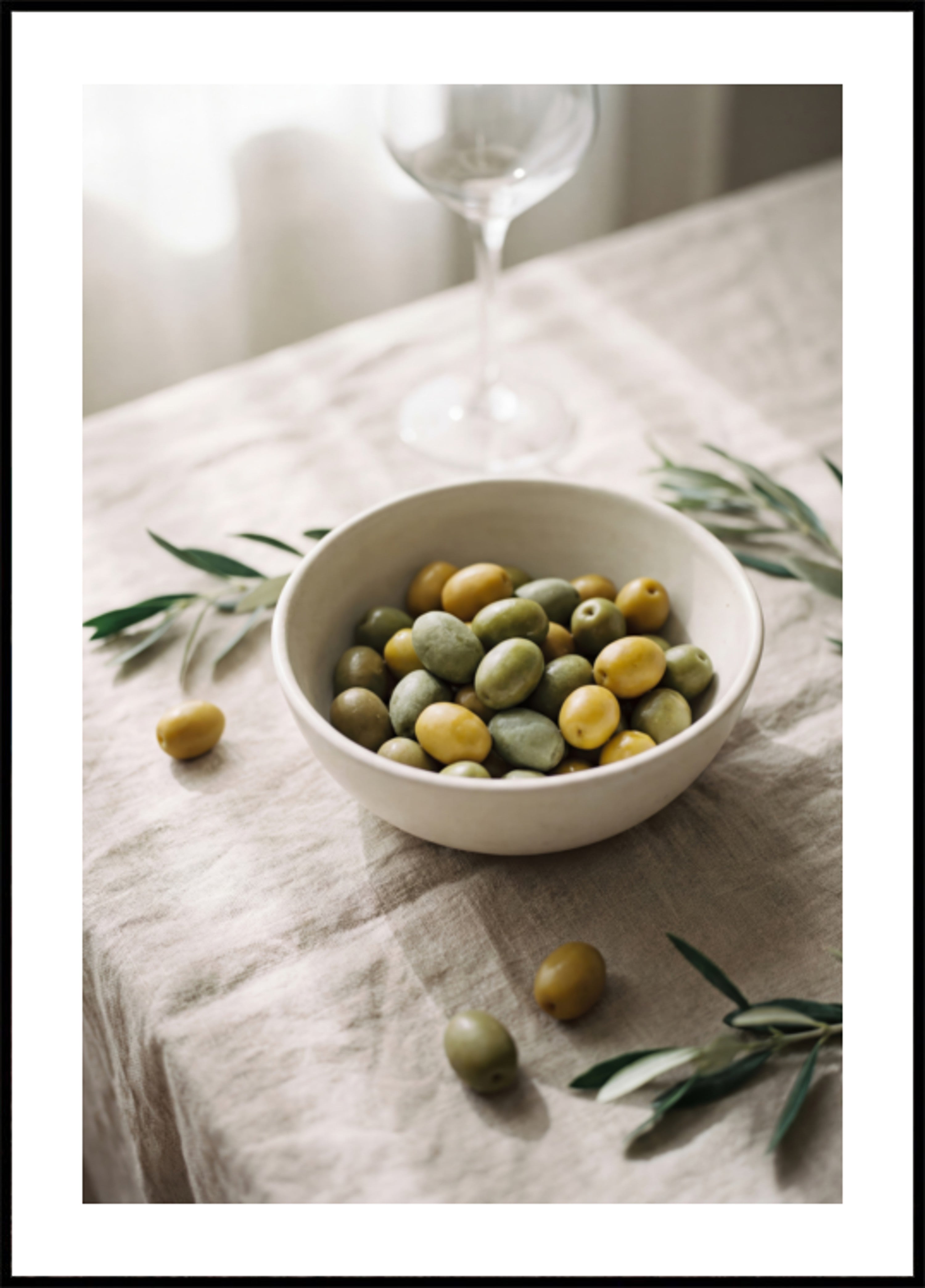 Olives With Wine - Posterbox