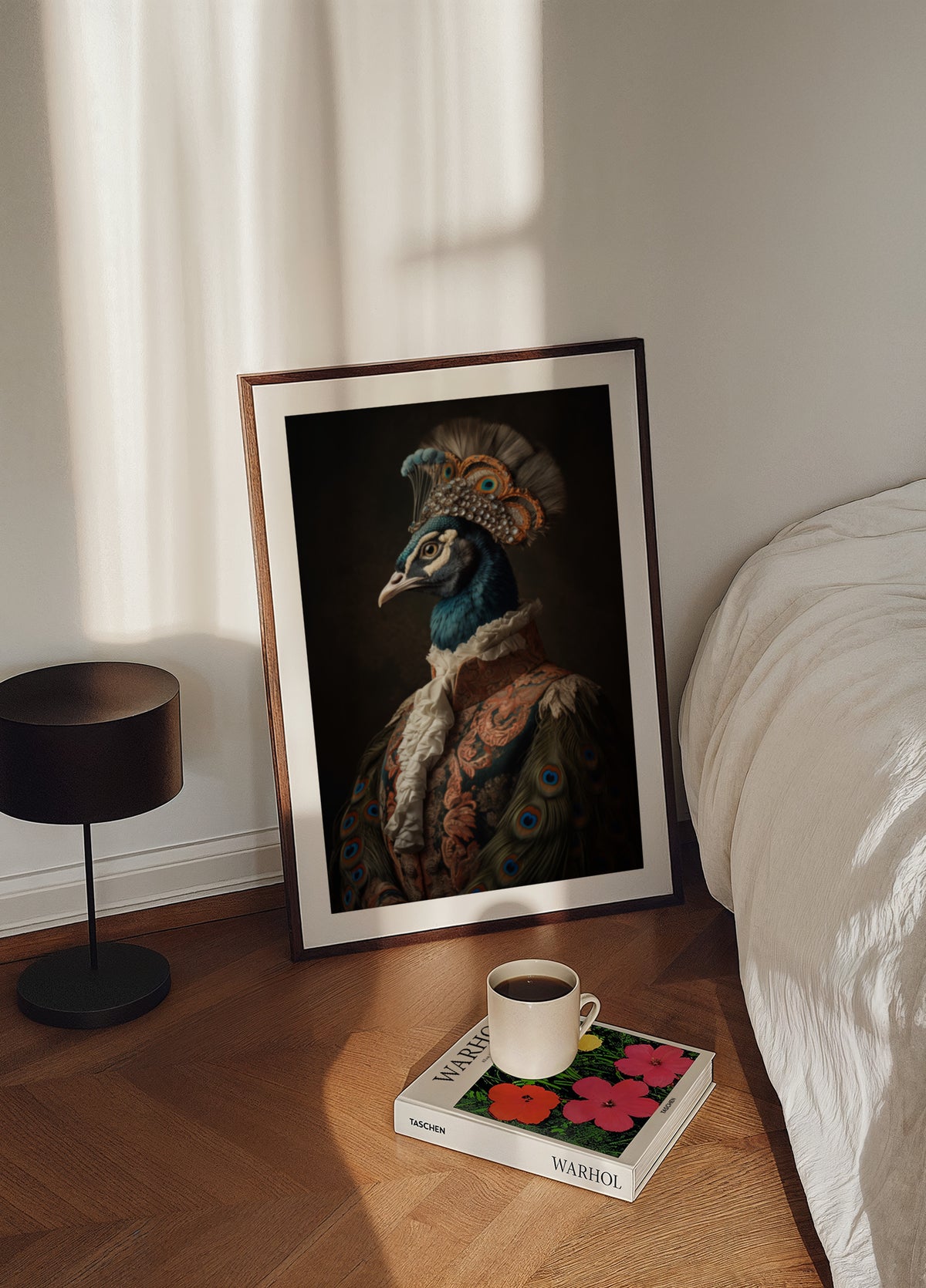 Regal Peacock Portrait - Posterbox