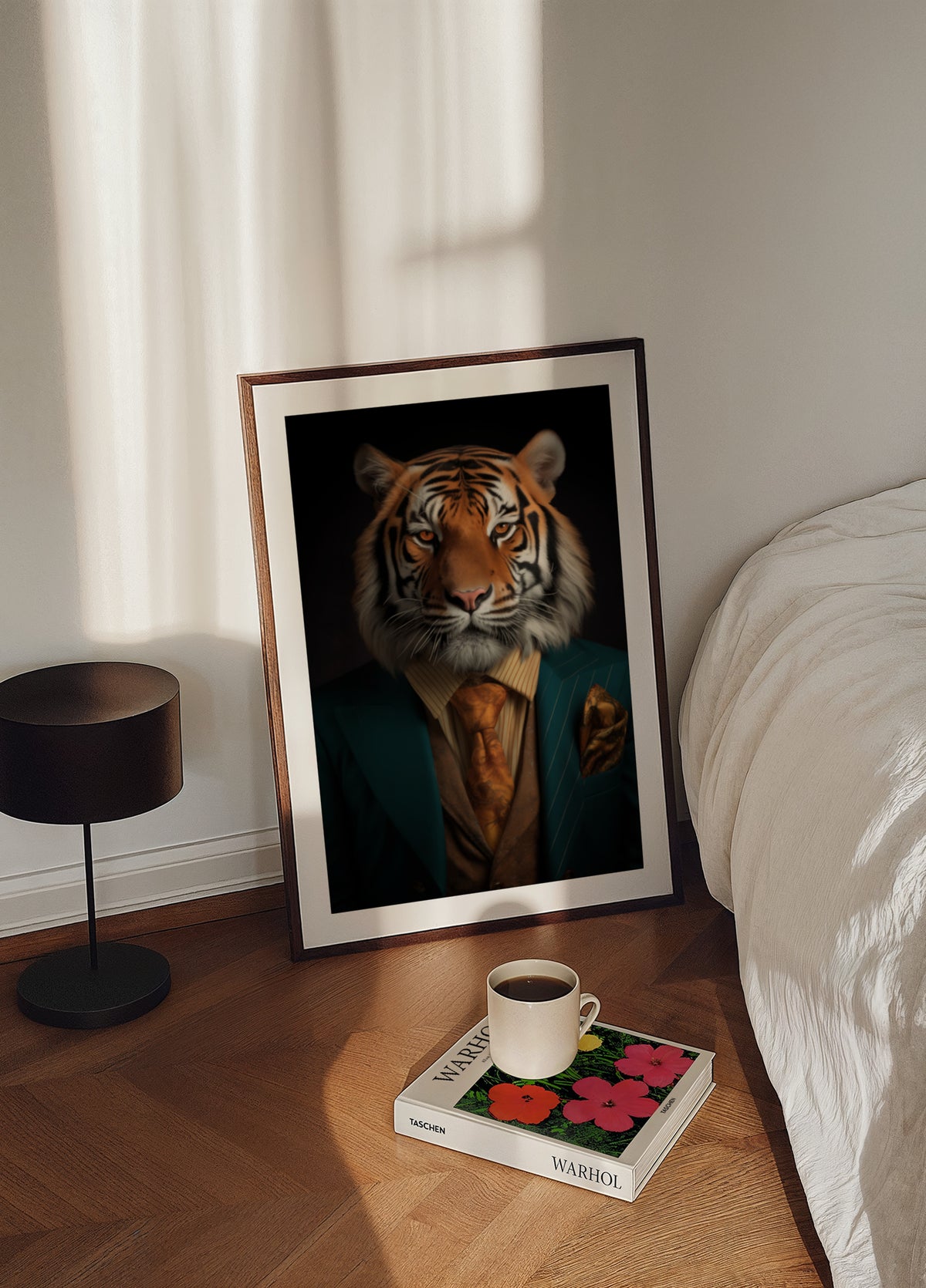 Dapper Tiger Portrait - Posterbox