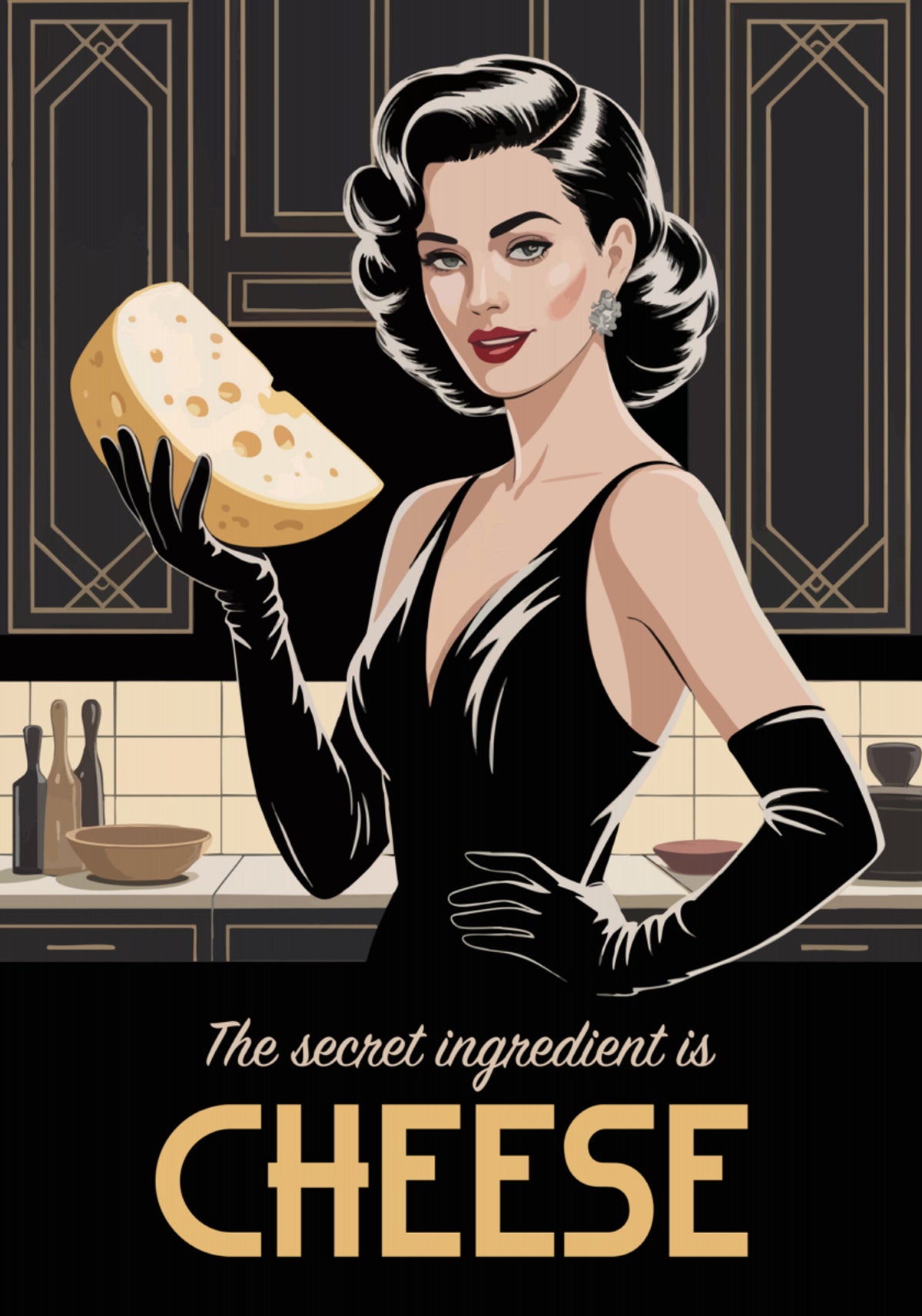 Retro Glamor Cheese