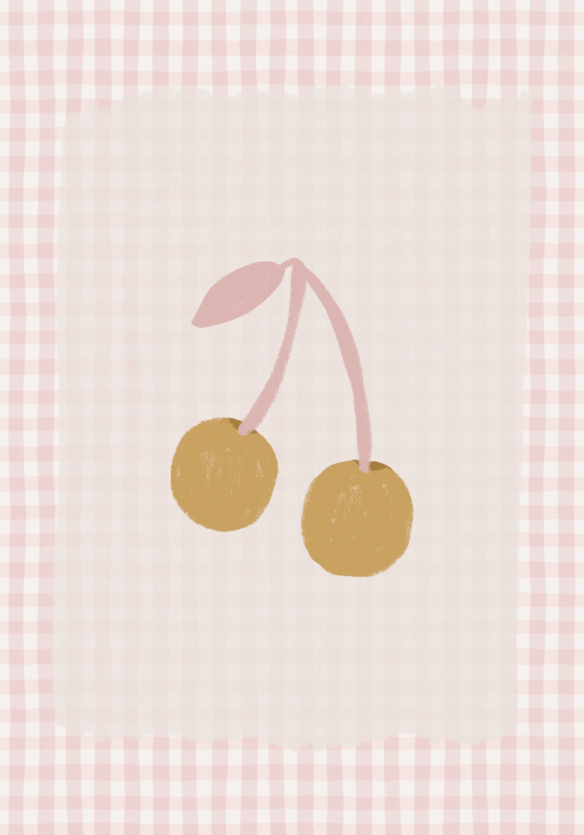 Sweet Gingham Cherries