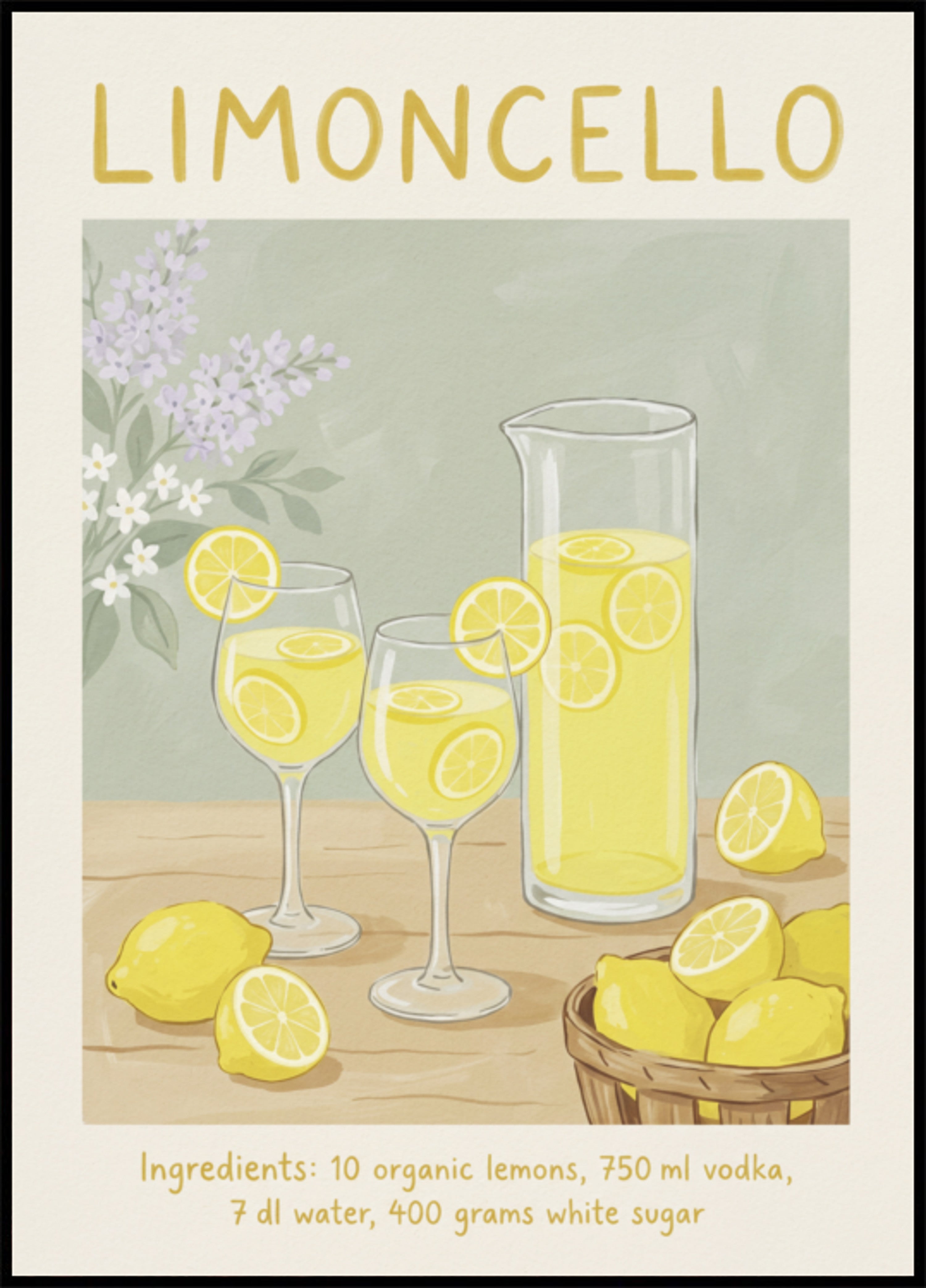 Limoncello Lemon Refreshment
