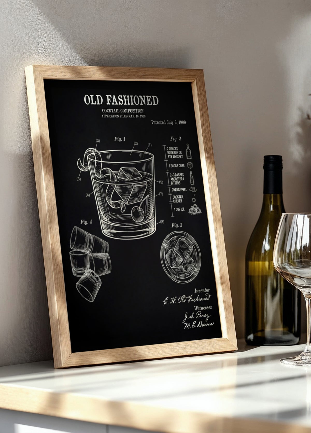 Old Fashioned Cocktail Patent