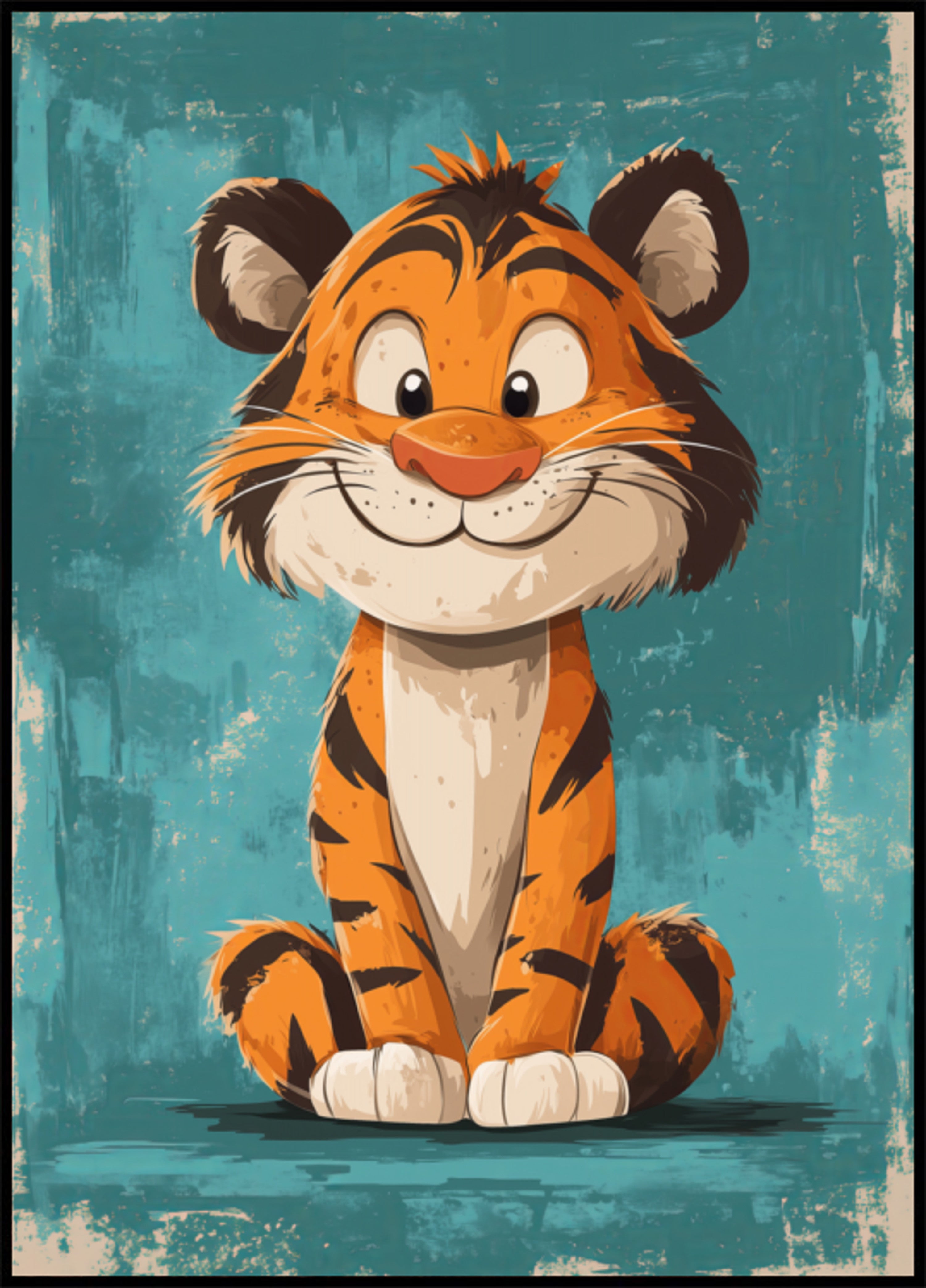 Happy Tiger Cub