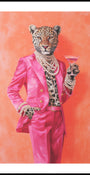 Leopard Pink Suit Martini