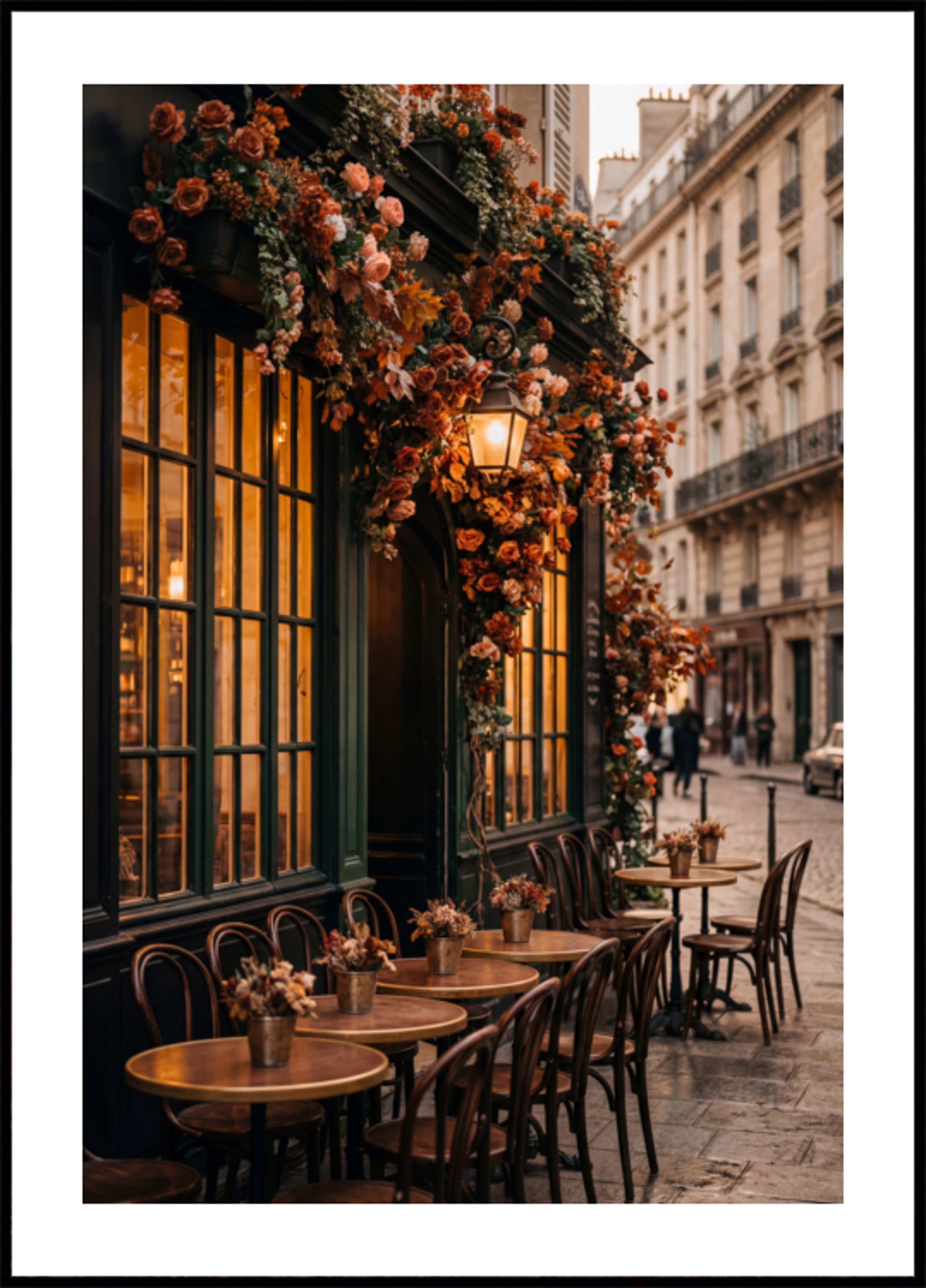 Autumn Parisian Cafe