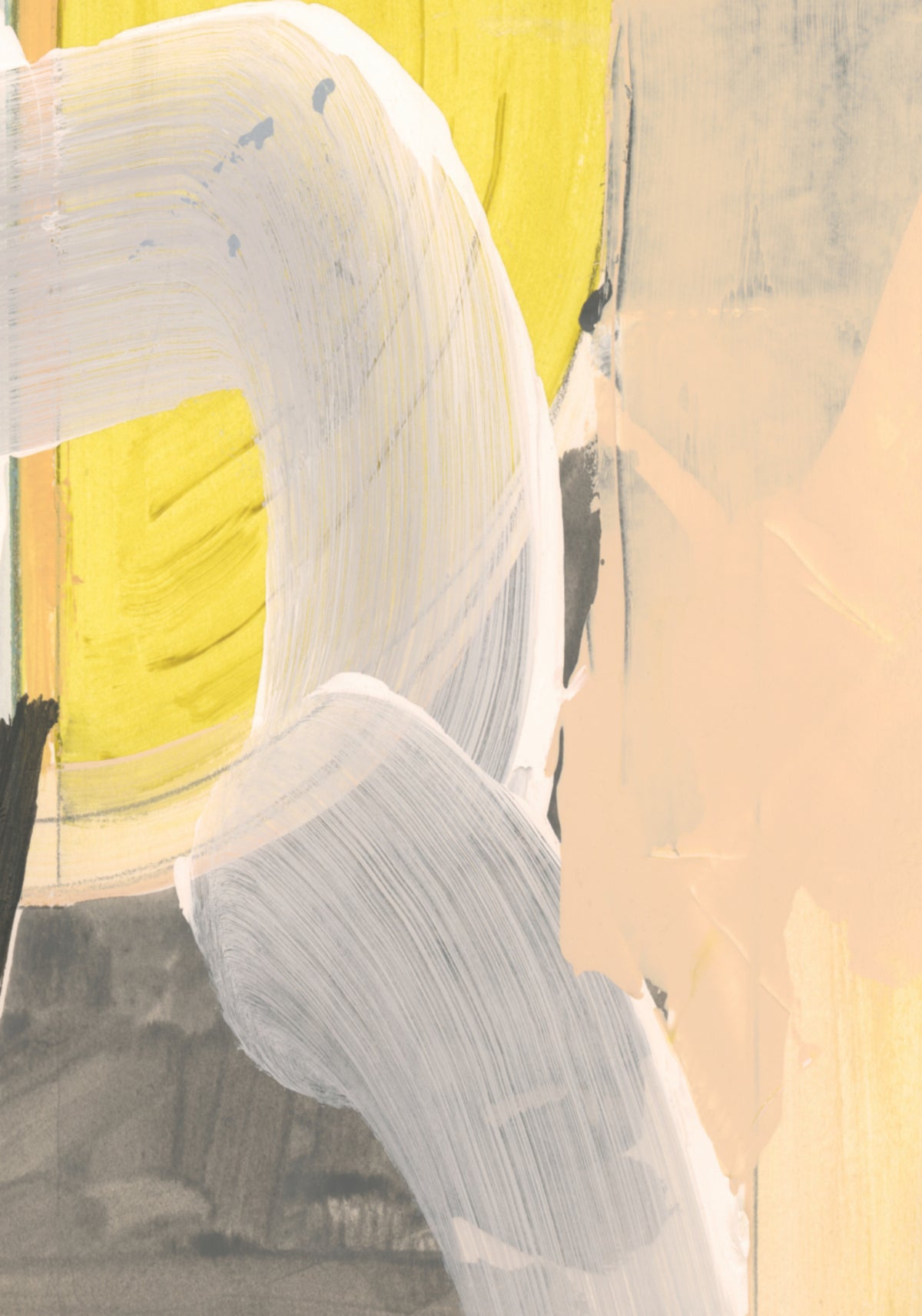 Yellow Abstract Flow