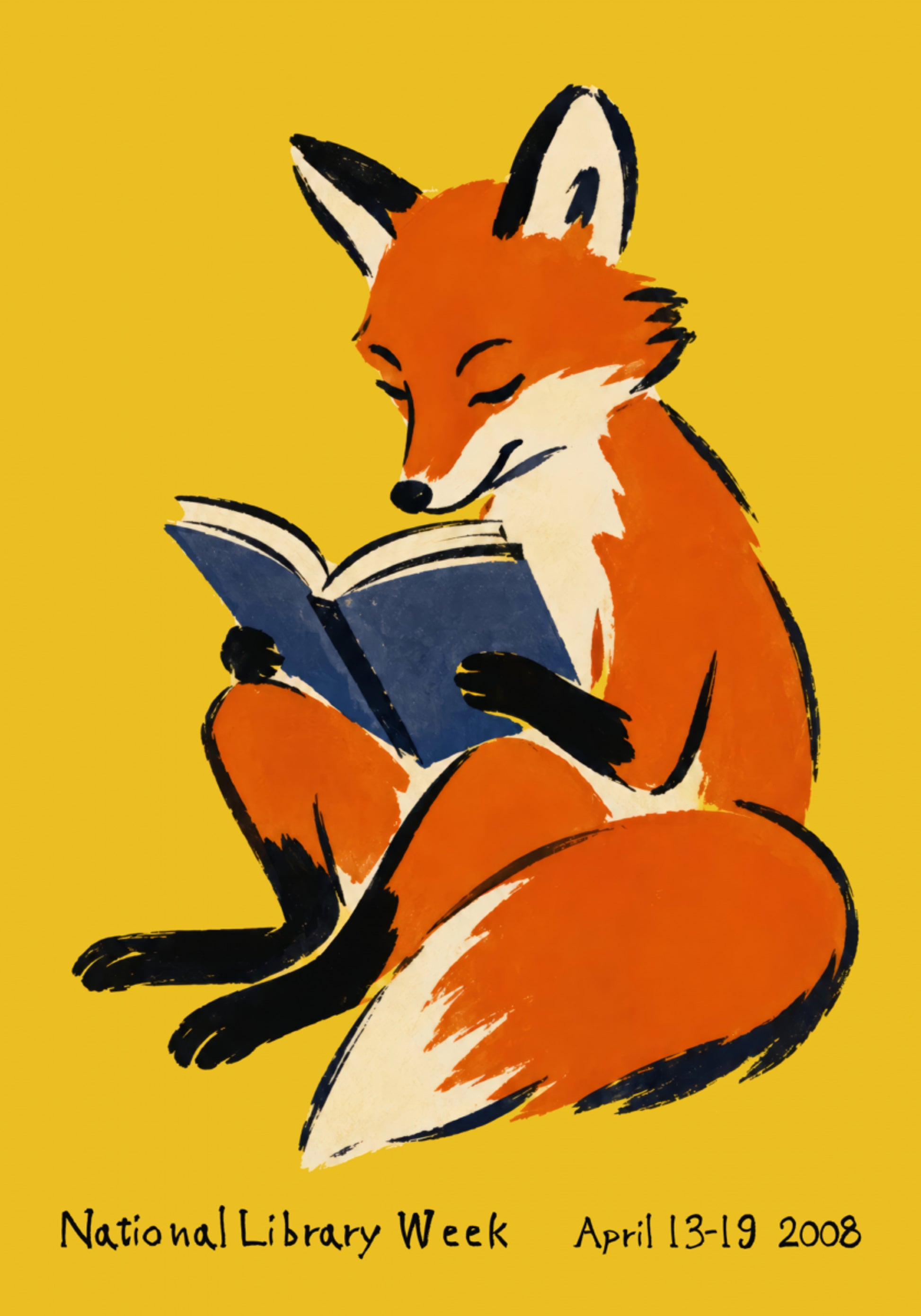 Cozy Fox Reading Book