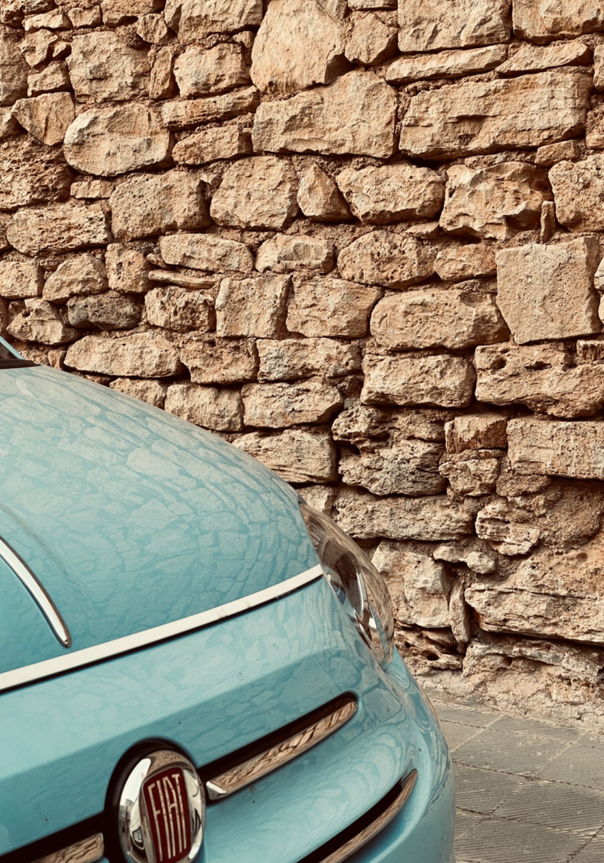 Classic Blue Car Wall