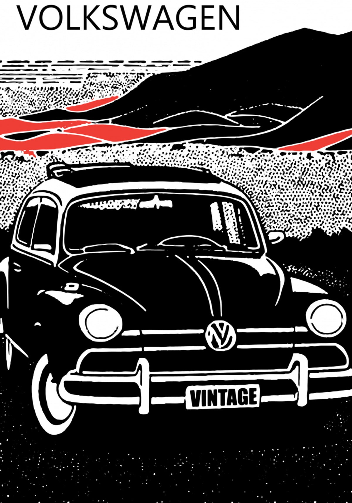 Classic Car Mountain Drive