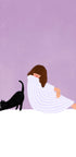 Girl and Cat - Posterbox