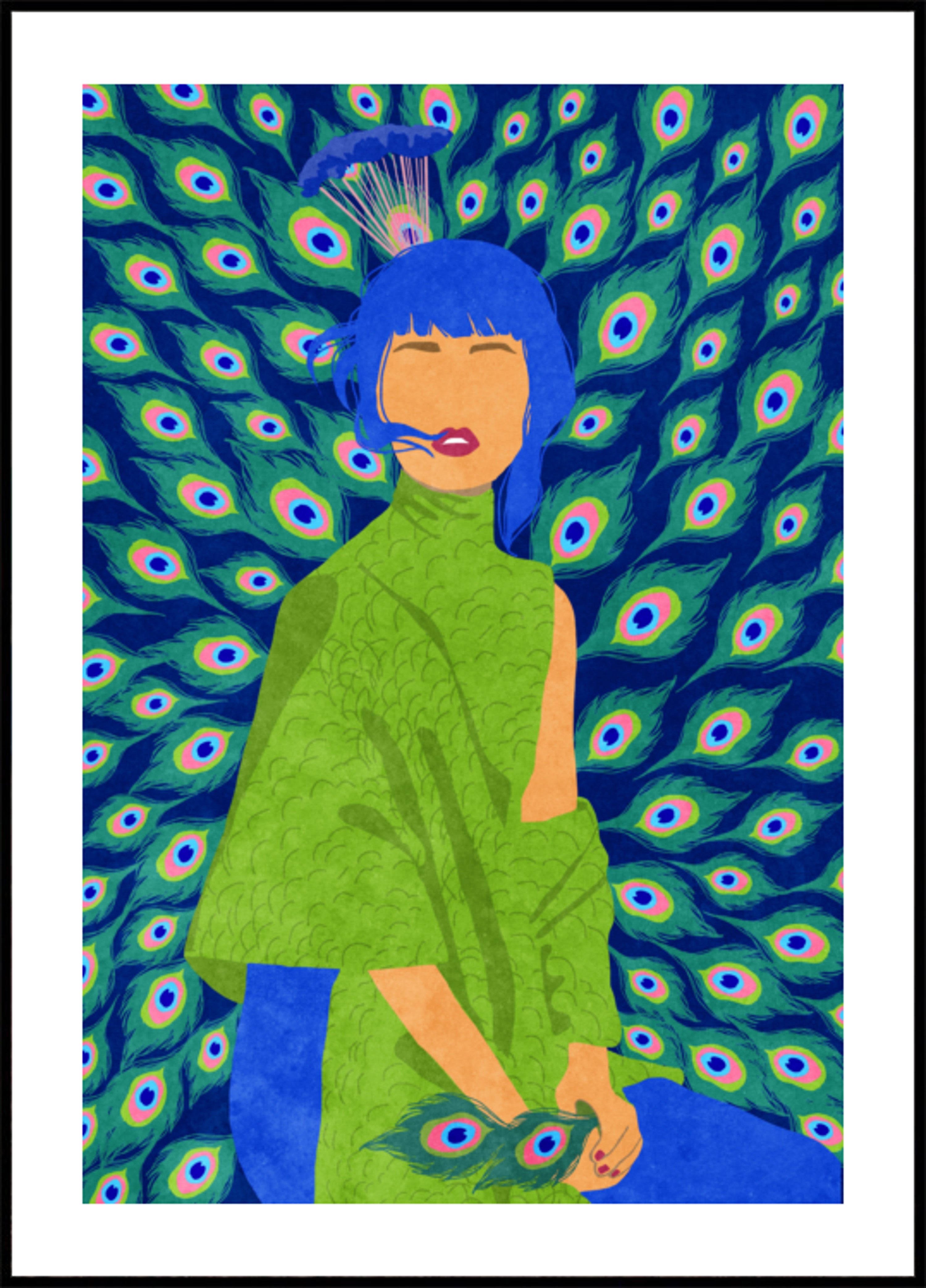 peacock woman
