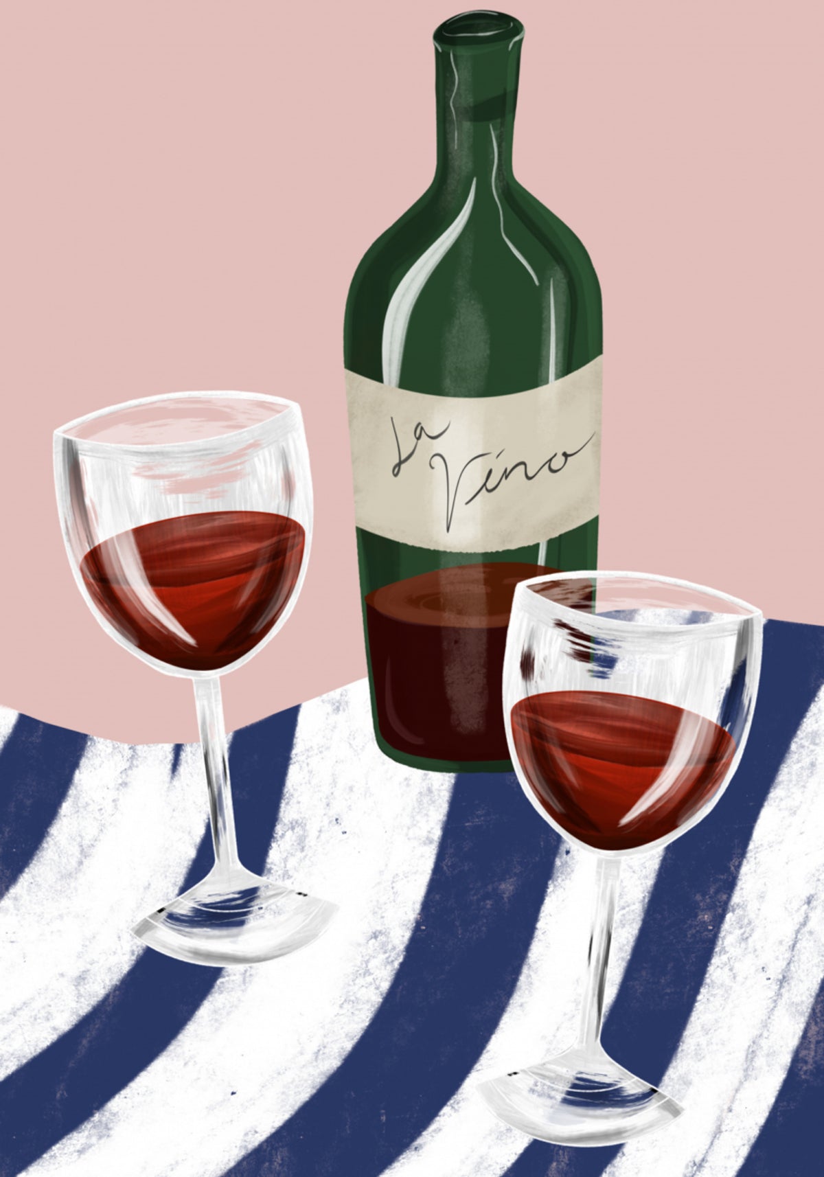 Red Wine Still Life