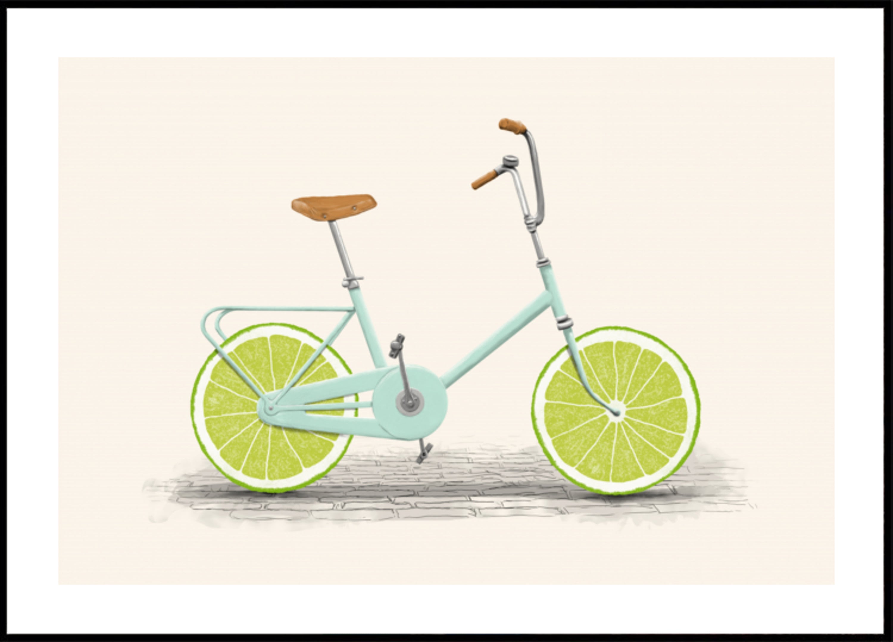 Lime bicycle wheel