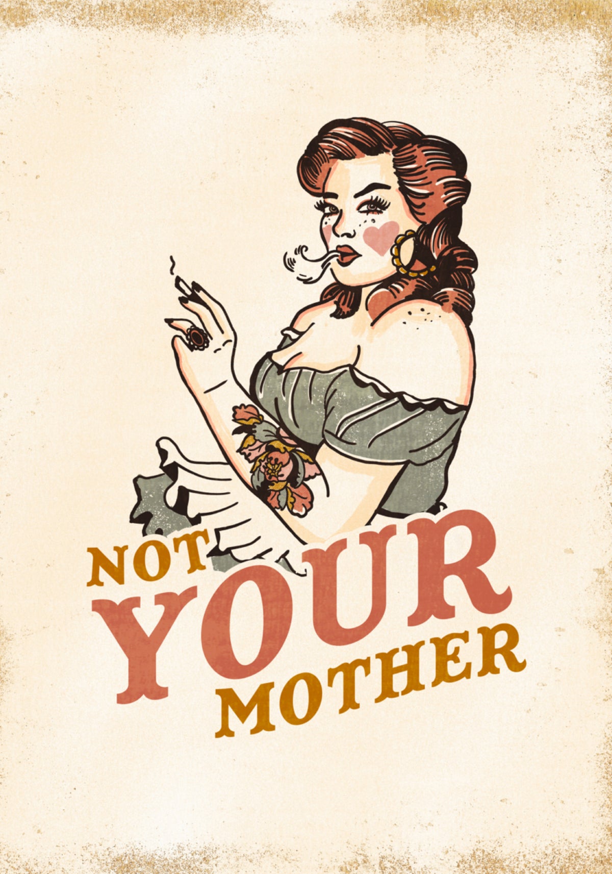 Not Your Mother Rockabilly Pinup With Sassy Attitude