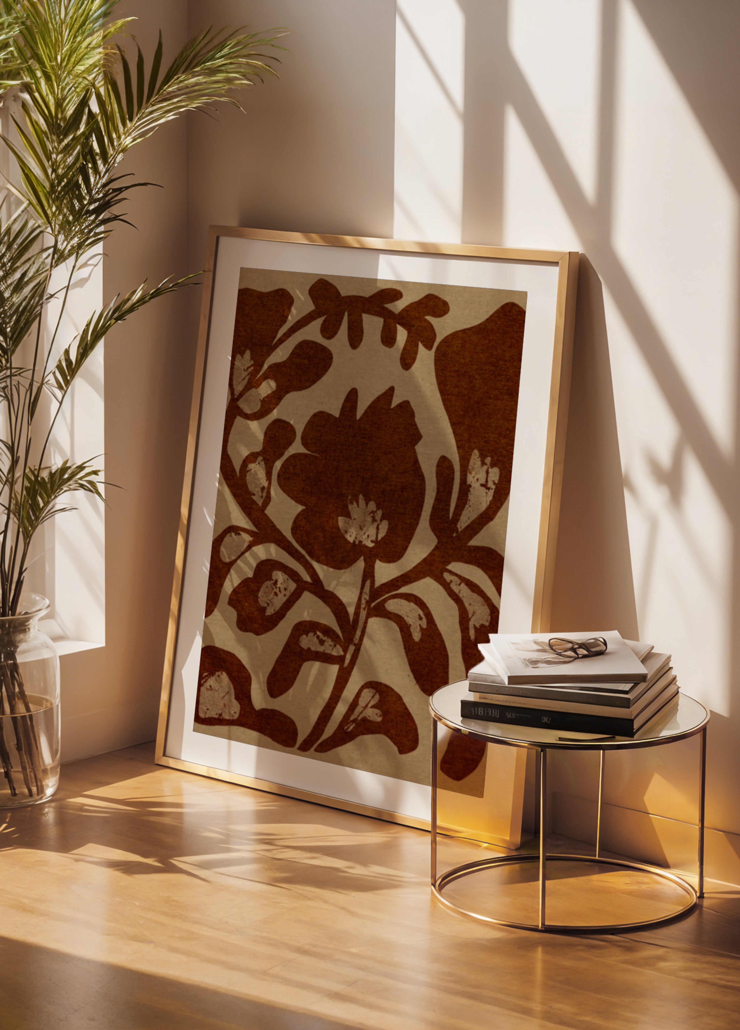 Earthy Floral Motif