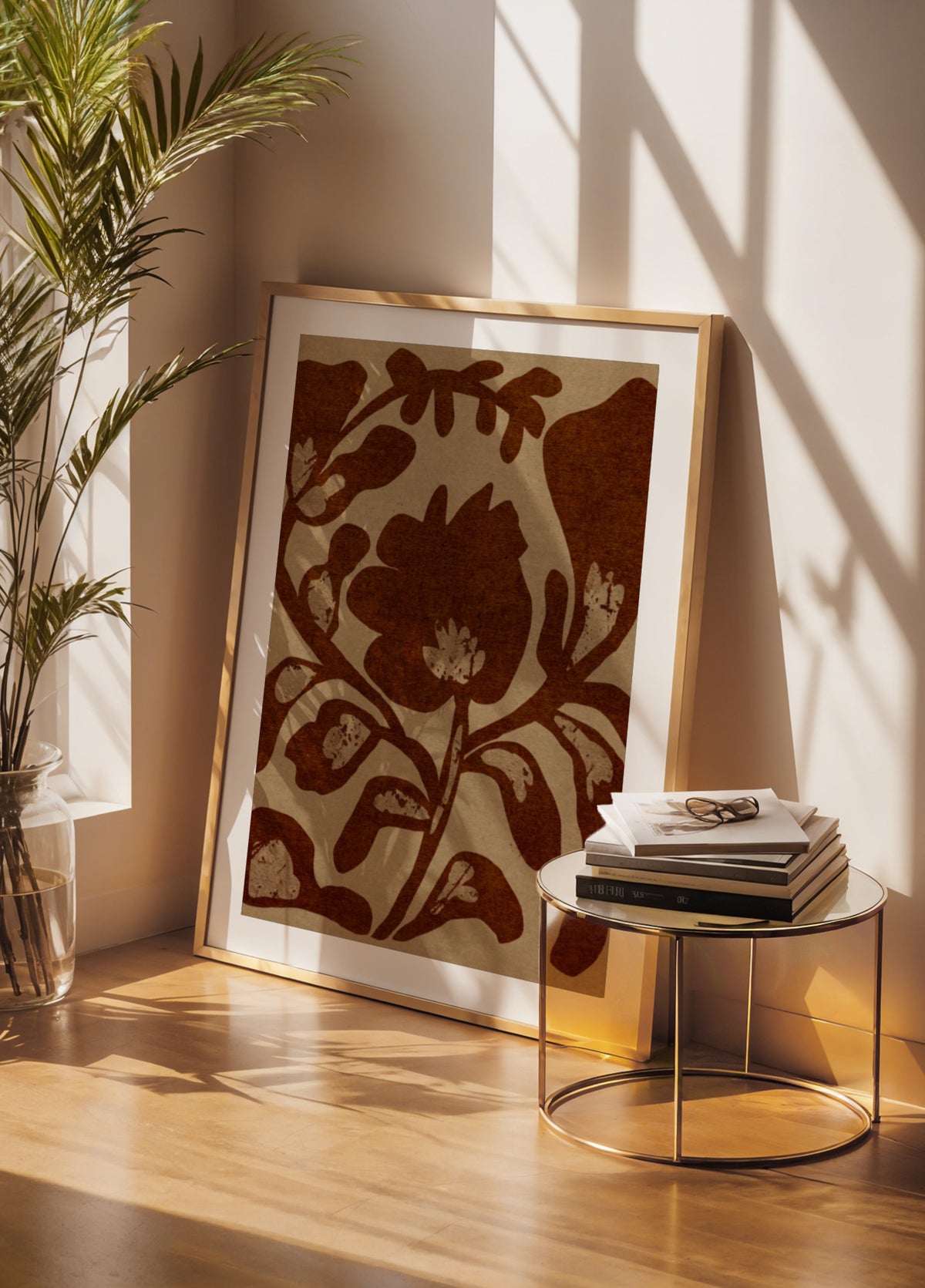 Earthy Floral Motif