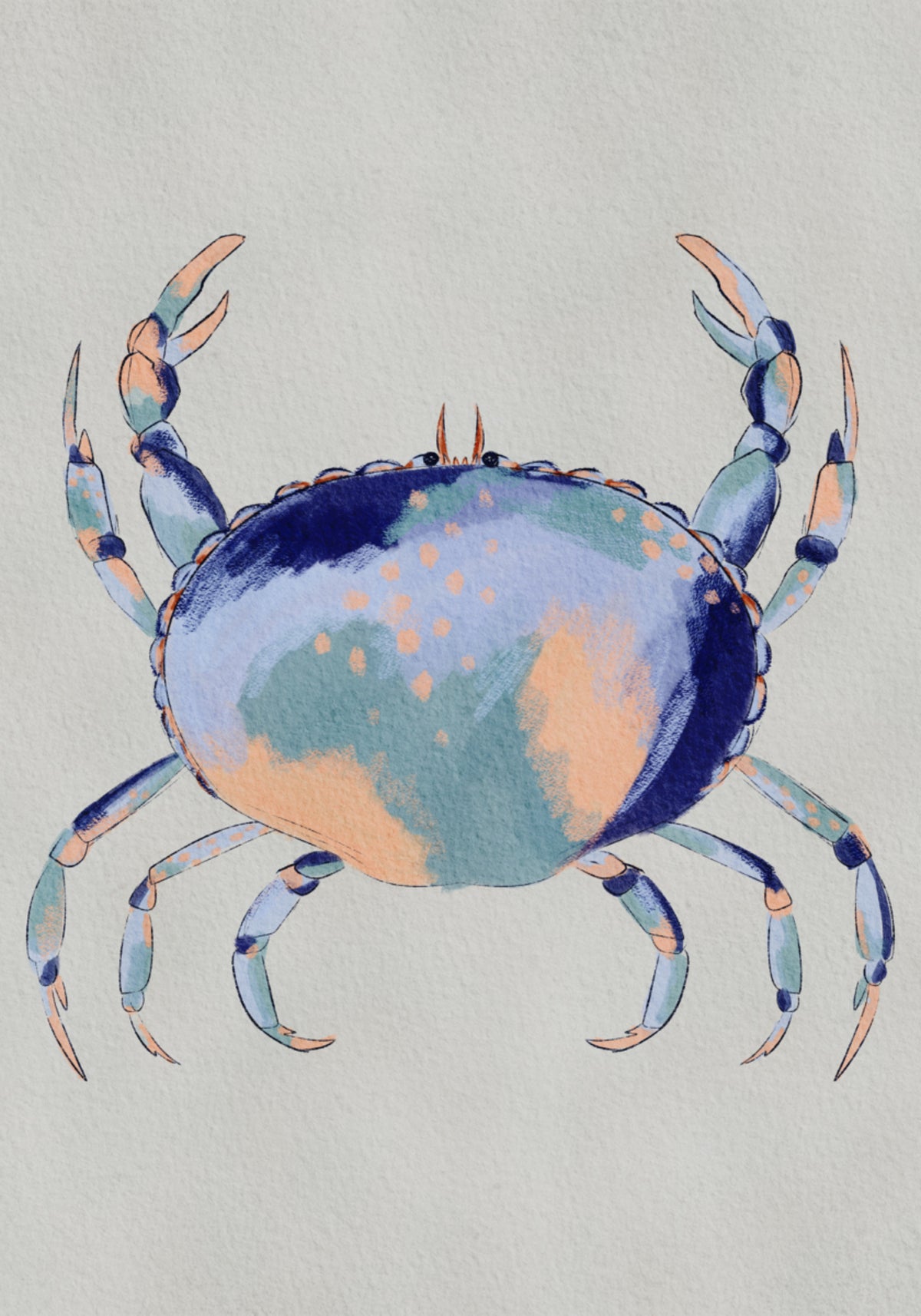 Serene Blue Crab