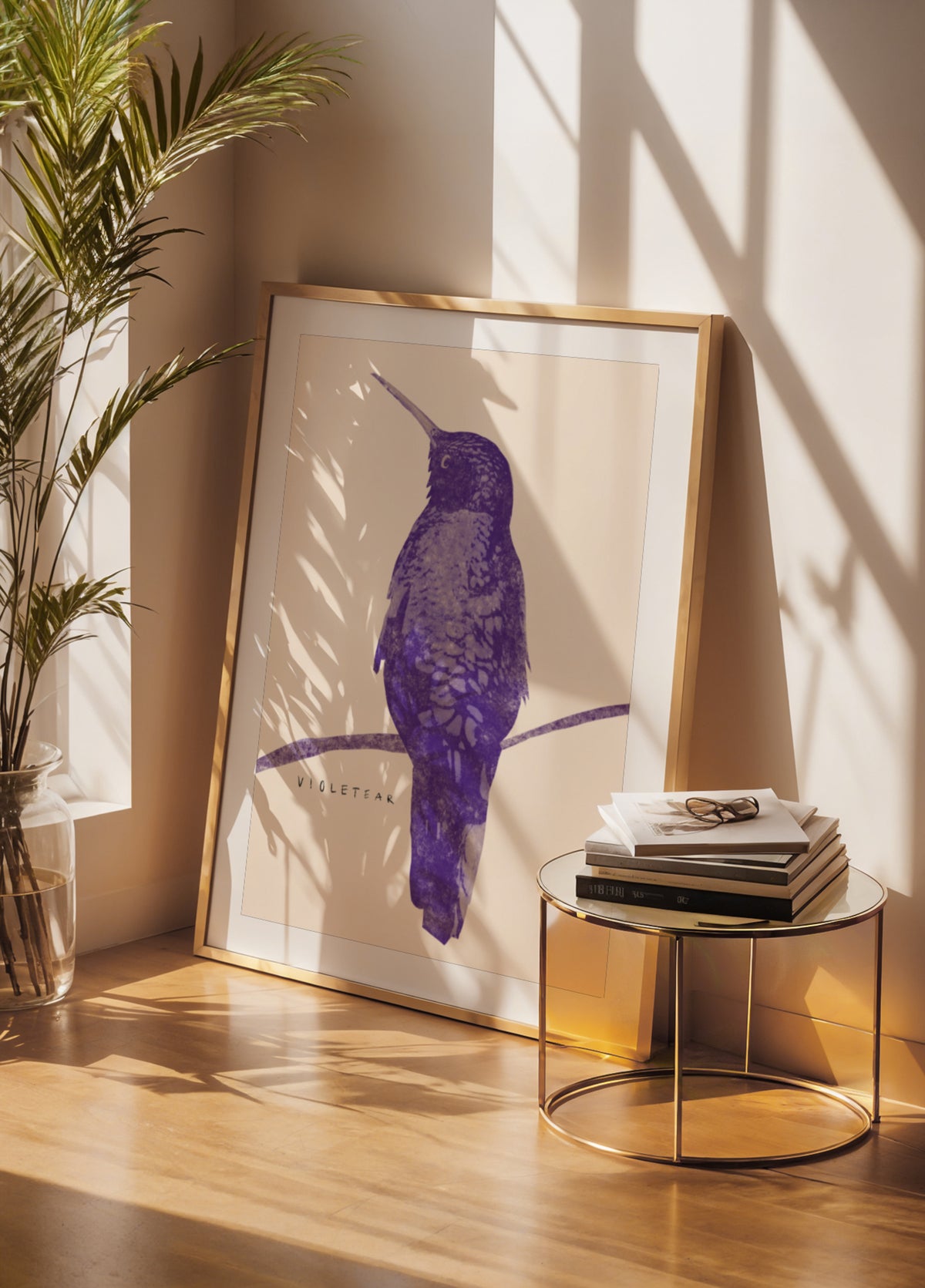 Elegant Violet Hummingbird