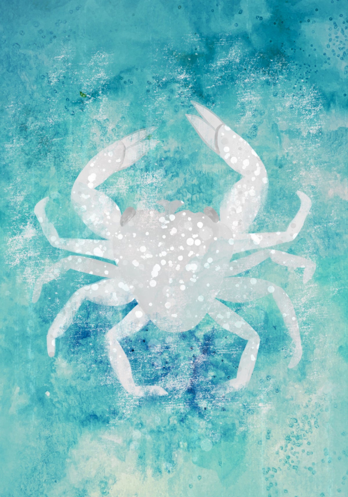 Ethereal Blue Crab