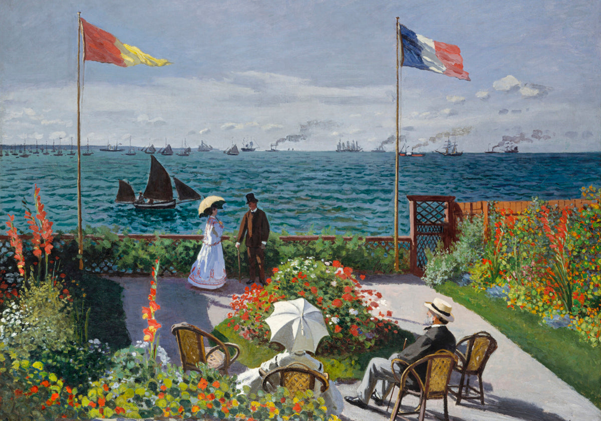 Garden At Sainte Address By Claude Monet