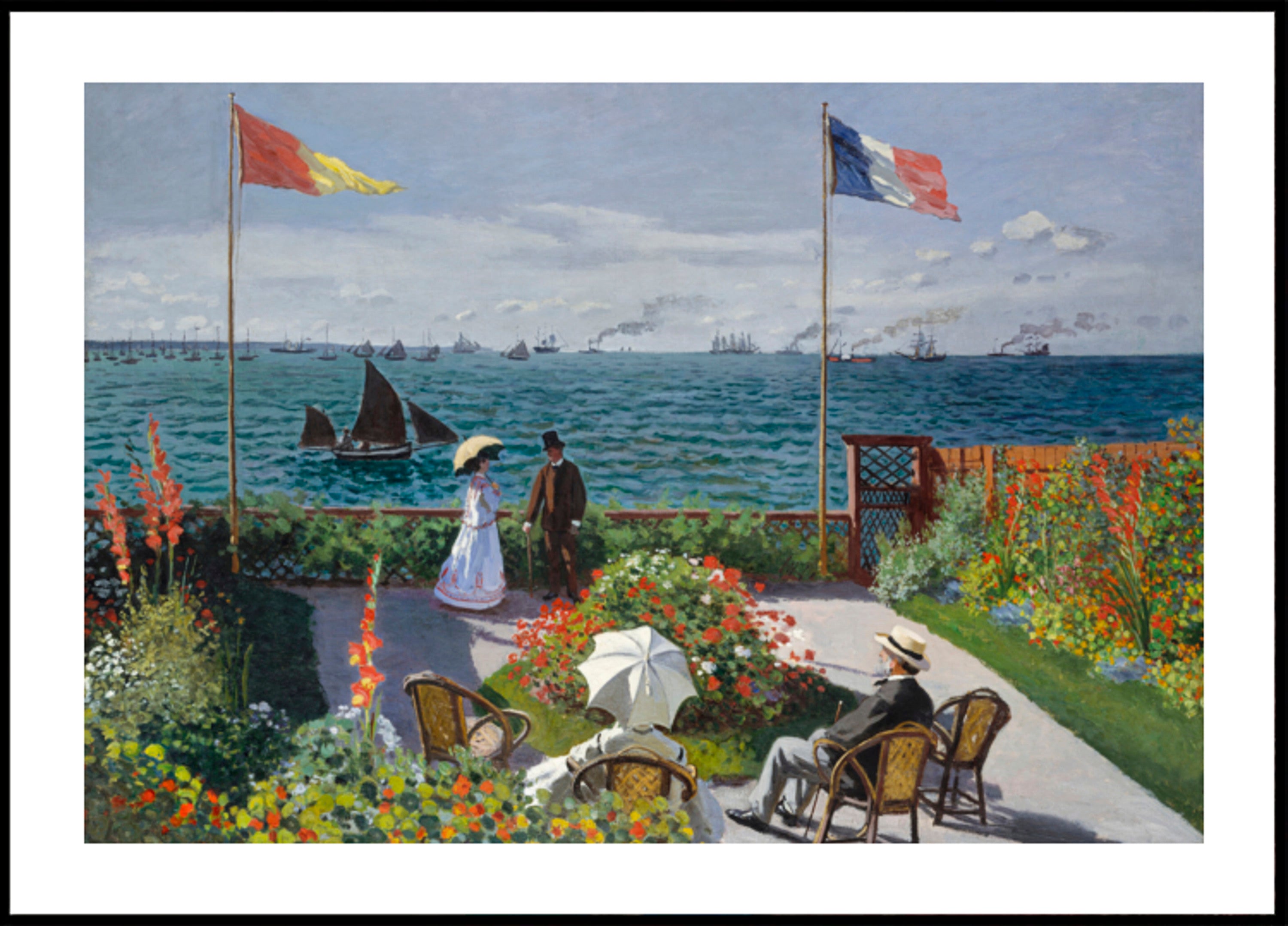 Garden At Sainte Address By Claude Monet