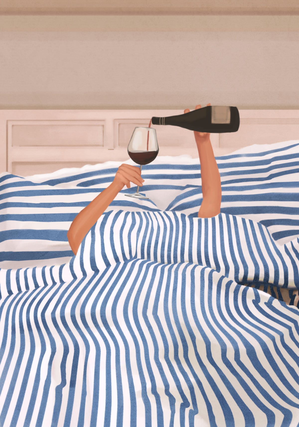 Wine In Bed