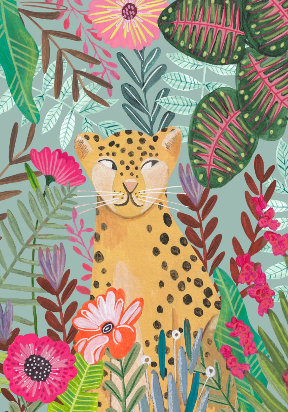 Leopard in the Jungle