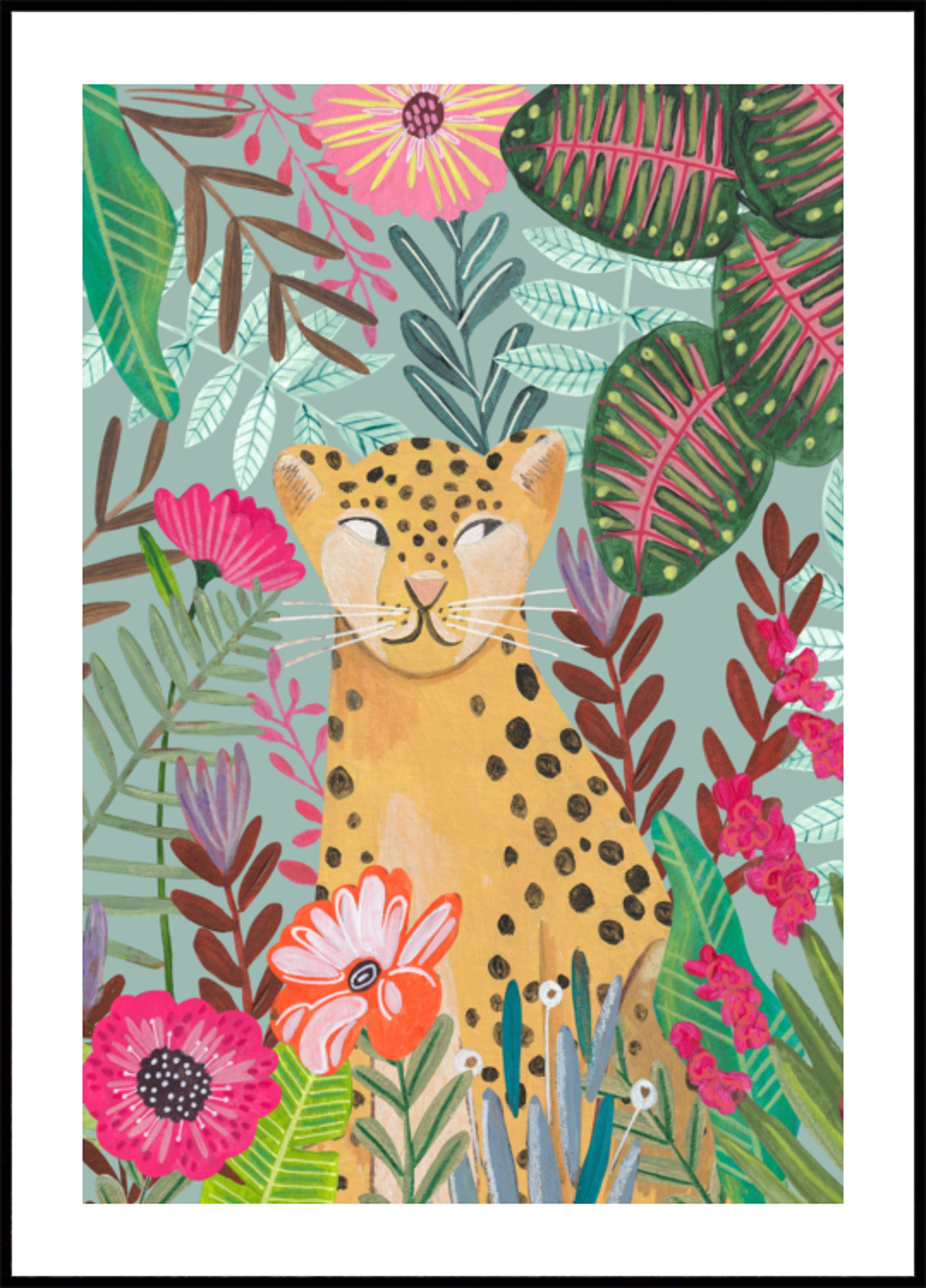 Leopard in the Jungle
