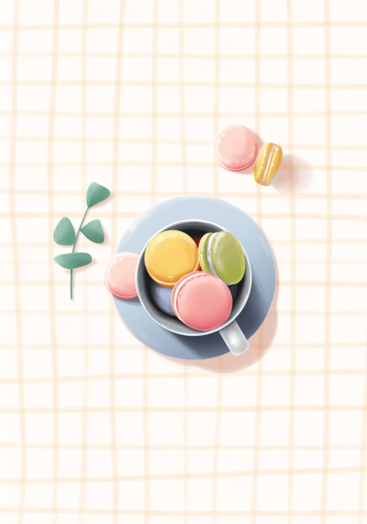 Sweet Pastel Macarons