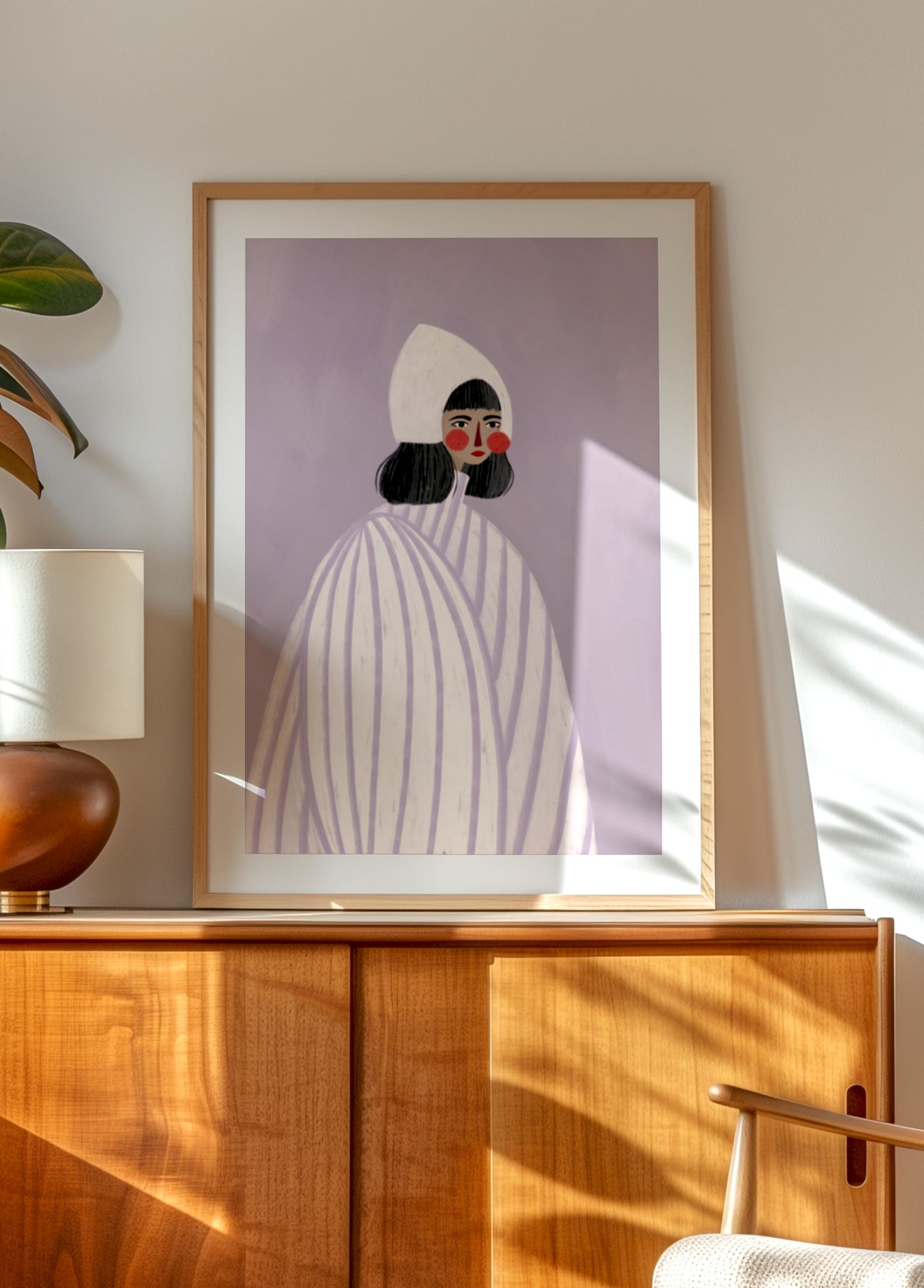 Whimsical Bonnet Woman