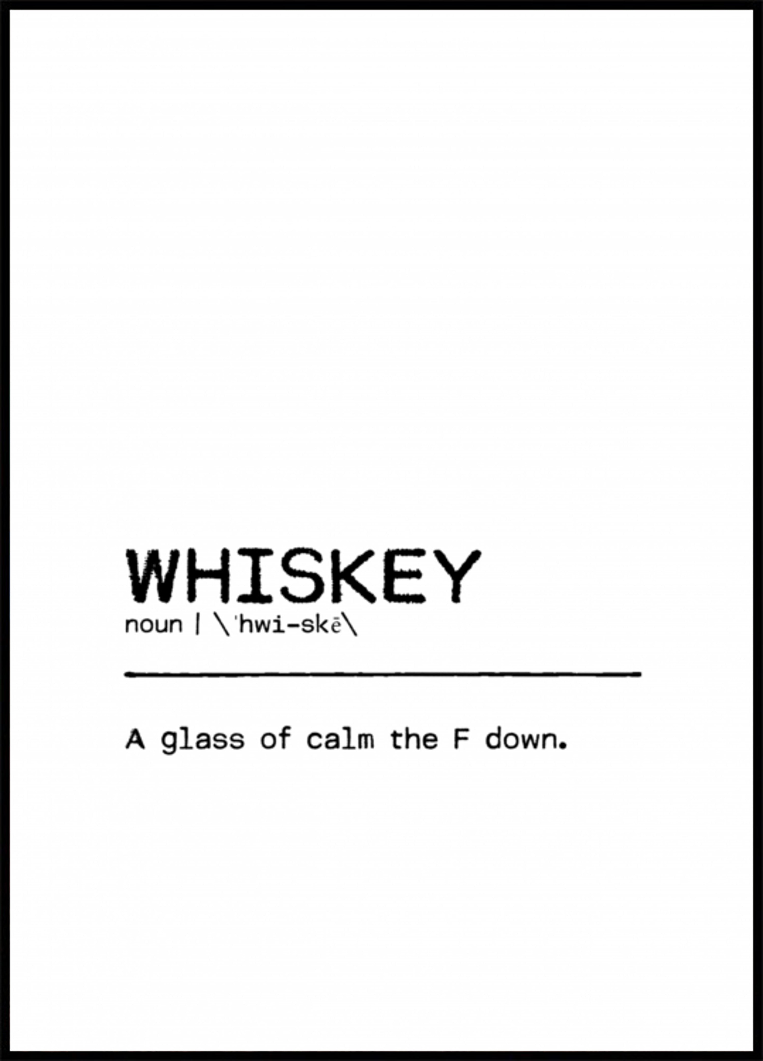 Whiskey Definition Quote