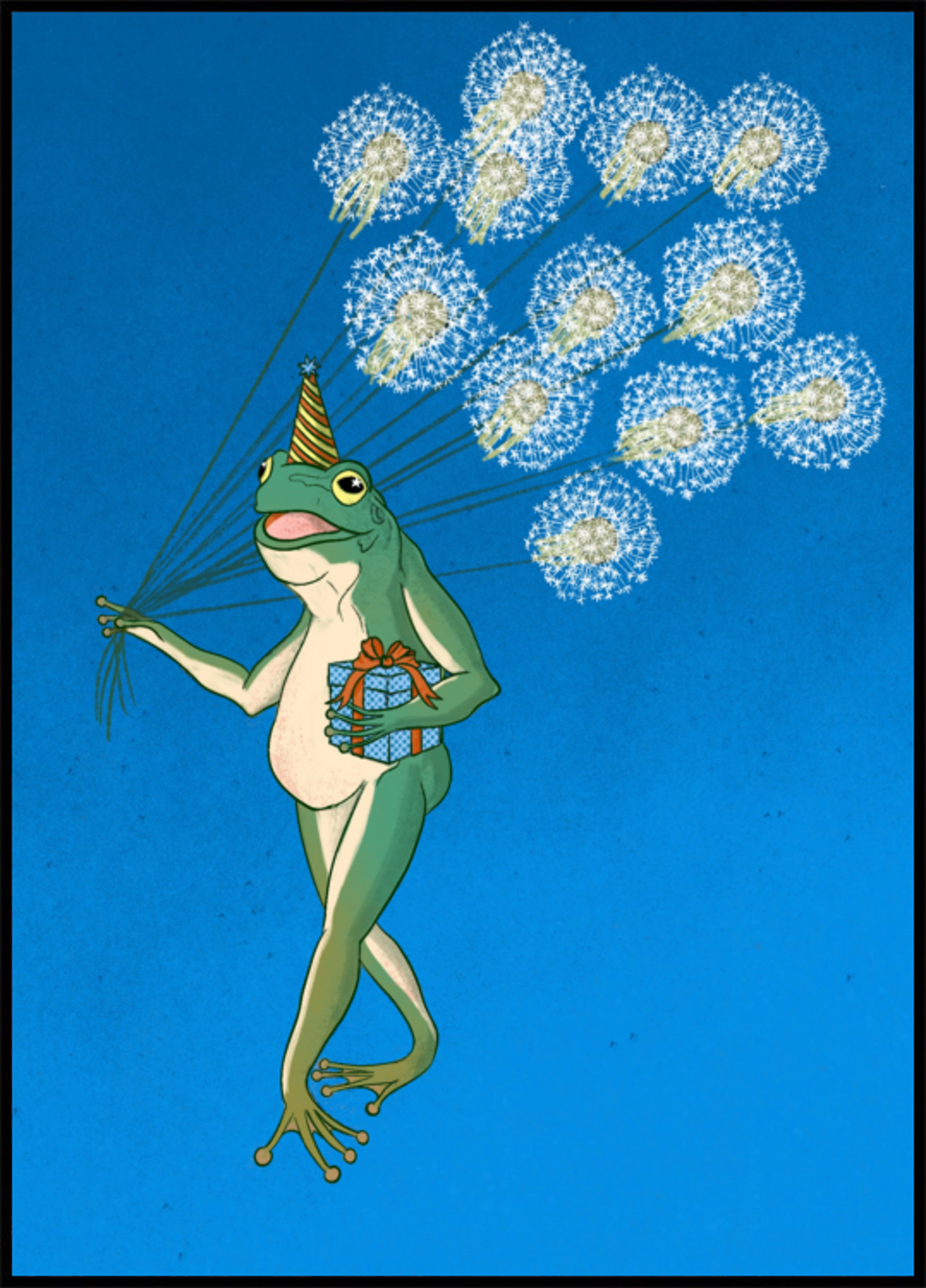 Frog's Dandelion Balloon Ride